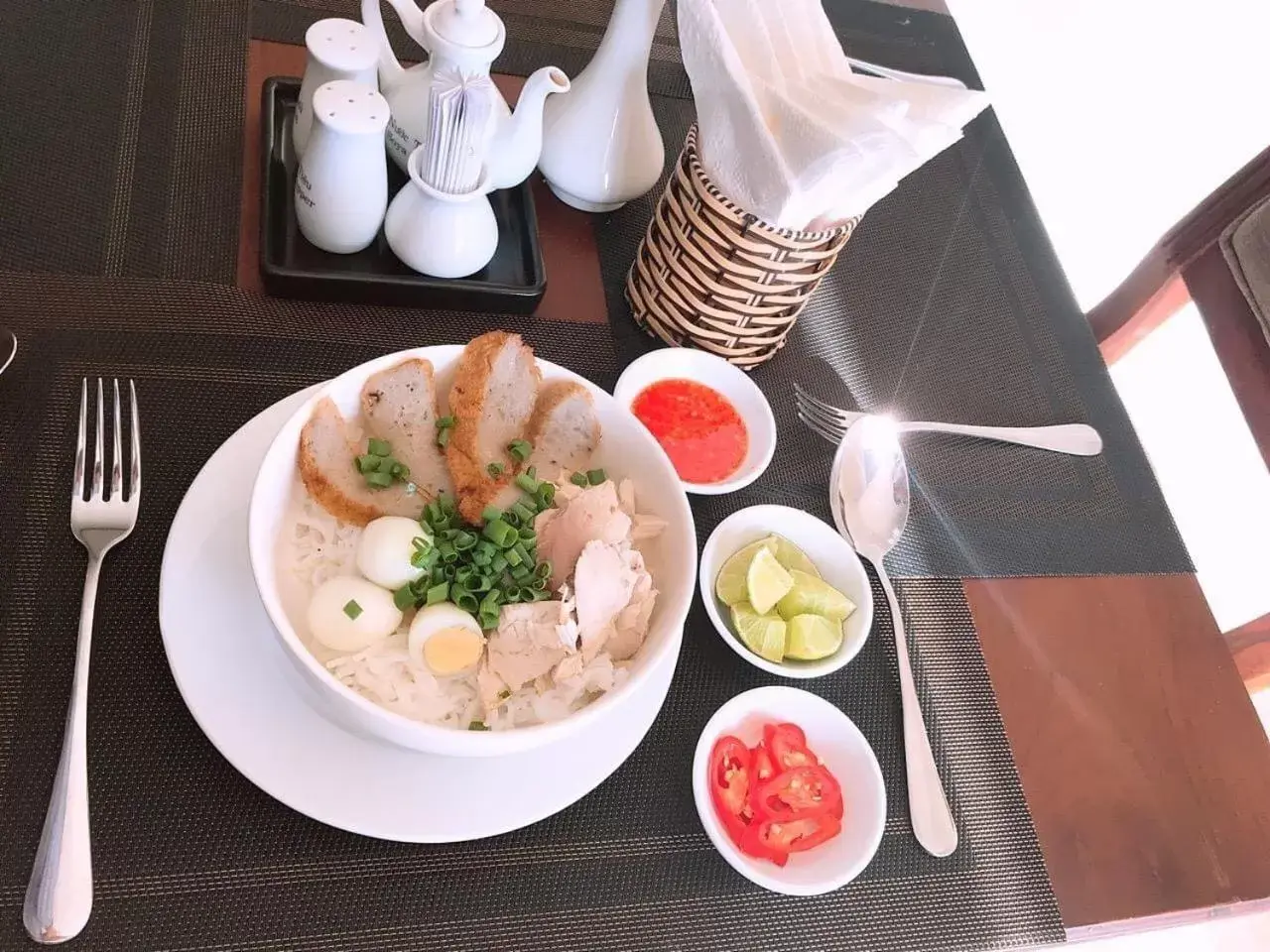 Asian breakfast in Imperial Nha Trang