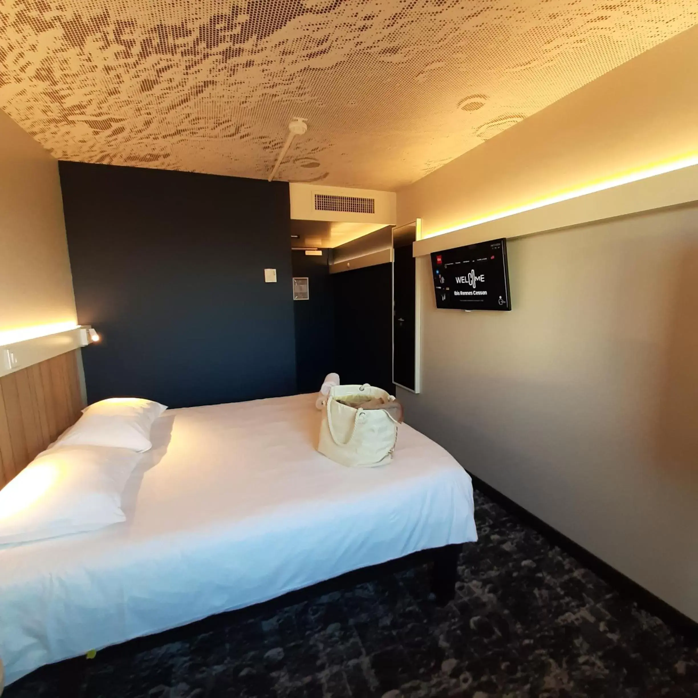 Photo of the whole room, Bed in ibis Rennes Cesson