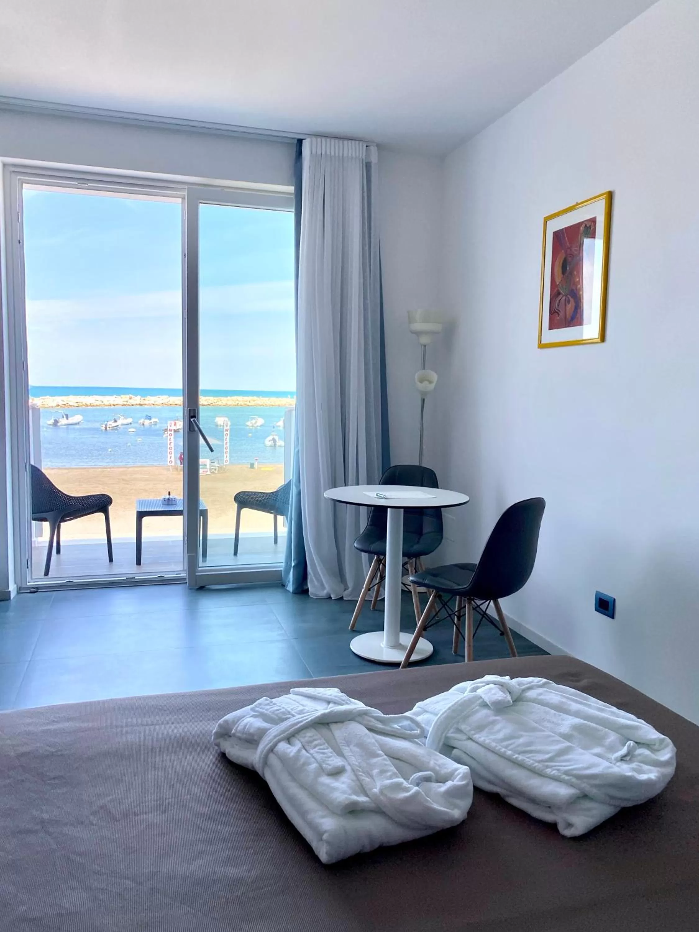 Bedroom in Marina Bay Suites