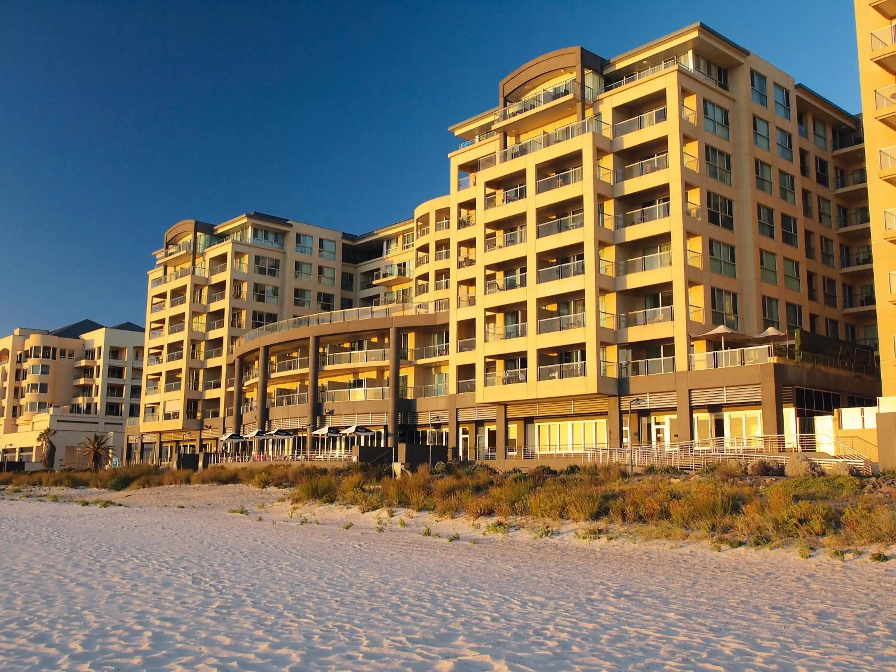 Facade/entrance, Property Building in Oaks Glenelg Plaza Pier Suites