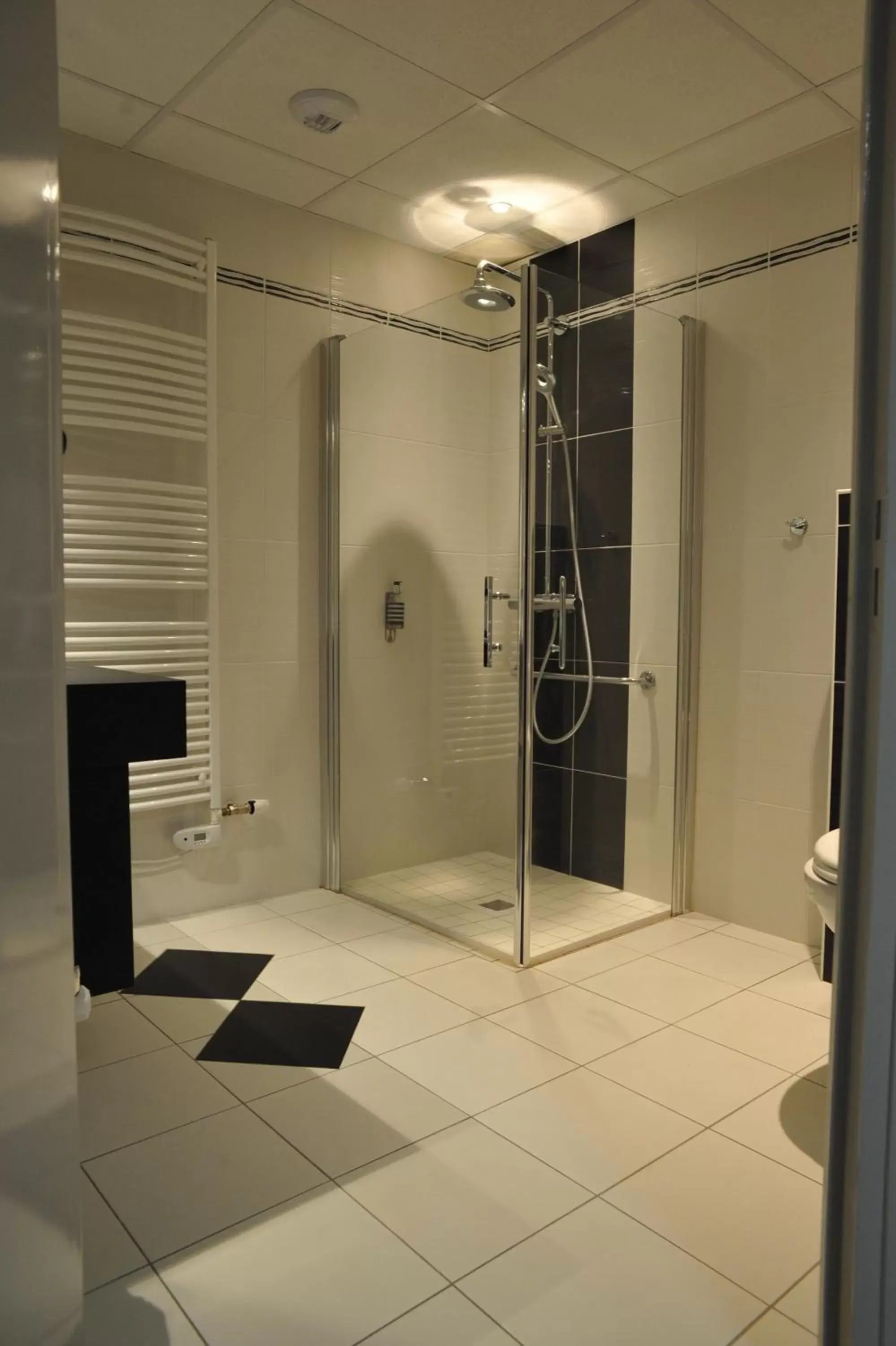 Shower, Bathroom in The Originals Boutique, Hôtel Le Lion d'Or, Fougères Ouest (Inter-Hotel)