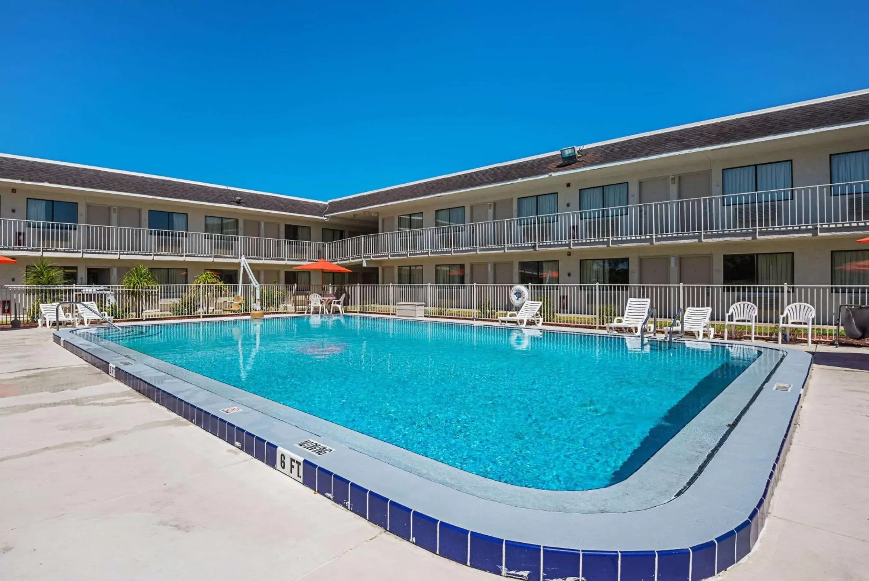 On site, Swimming Pool in Rodeway Inn Kissimmee Maingate West - Free Theme Park Shuttle