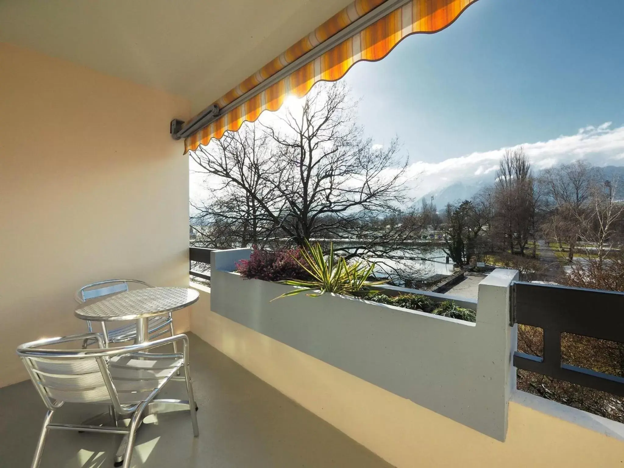 Balcony/Terrace in Hotel Holiday Thun