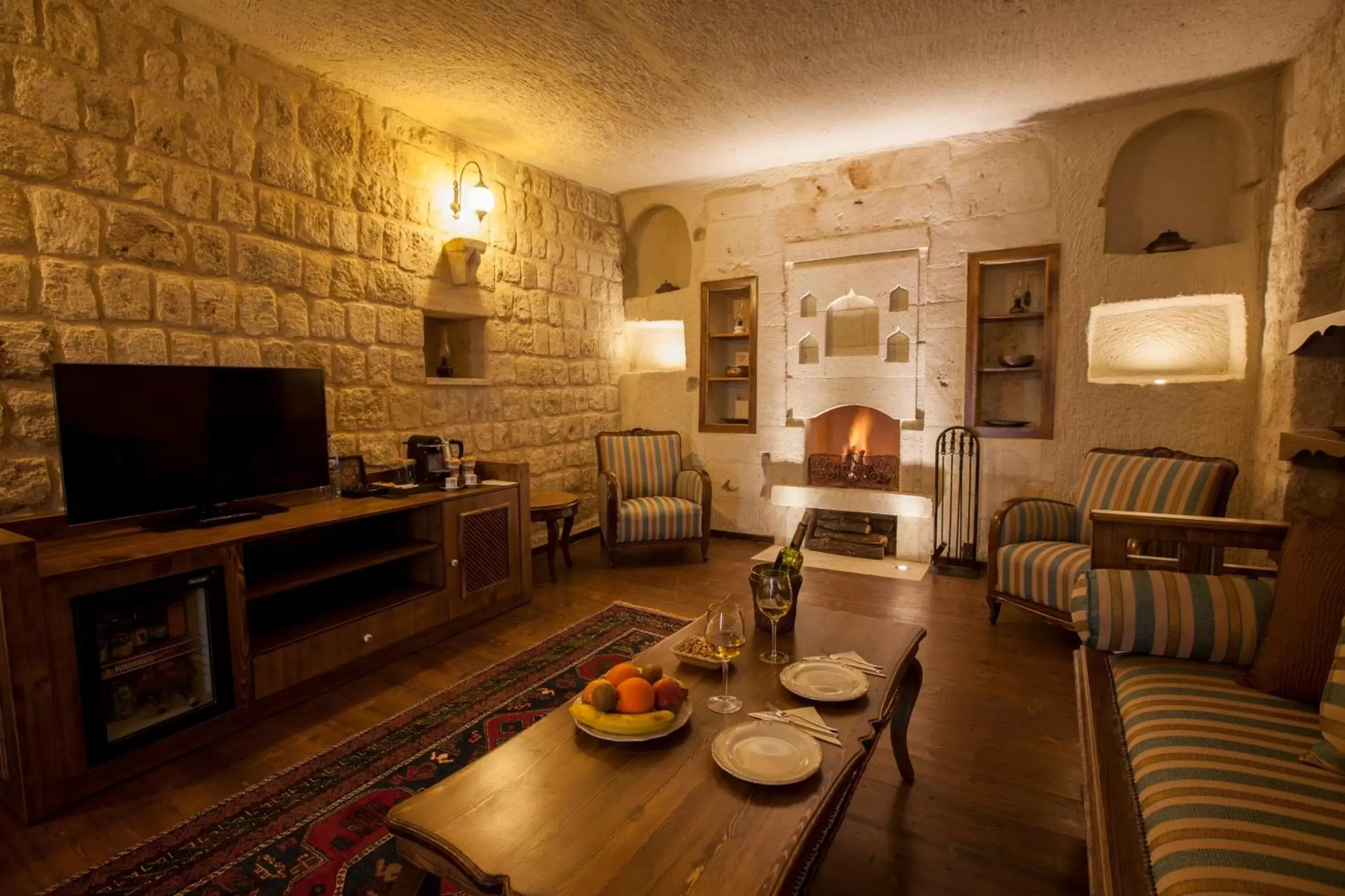 Living room, Seating Area in Kayakapi Premium Caves Cappadocia