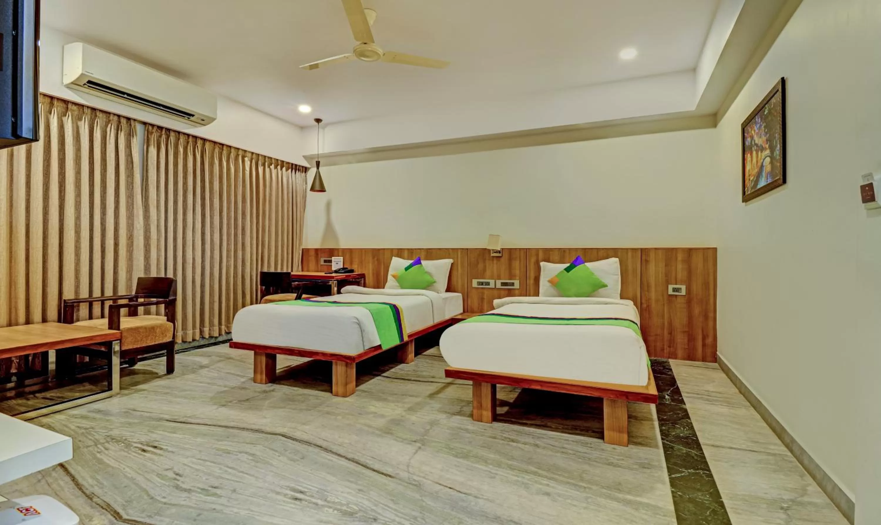 Bedroom, Bed in Treebo Seaesta RK Beach