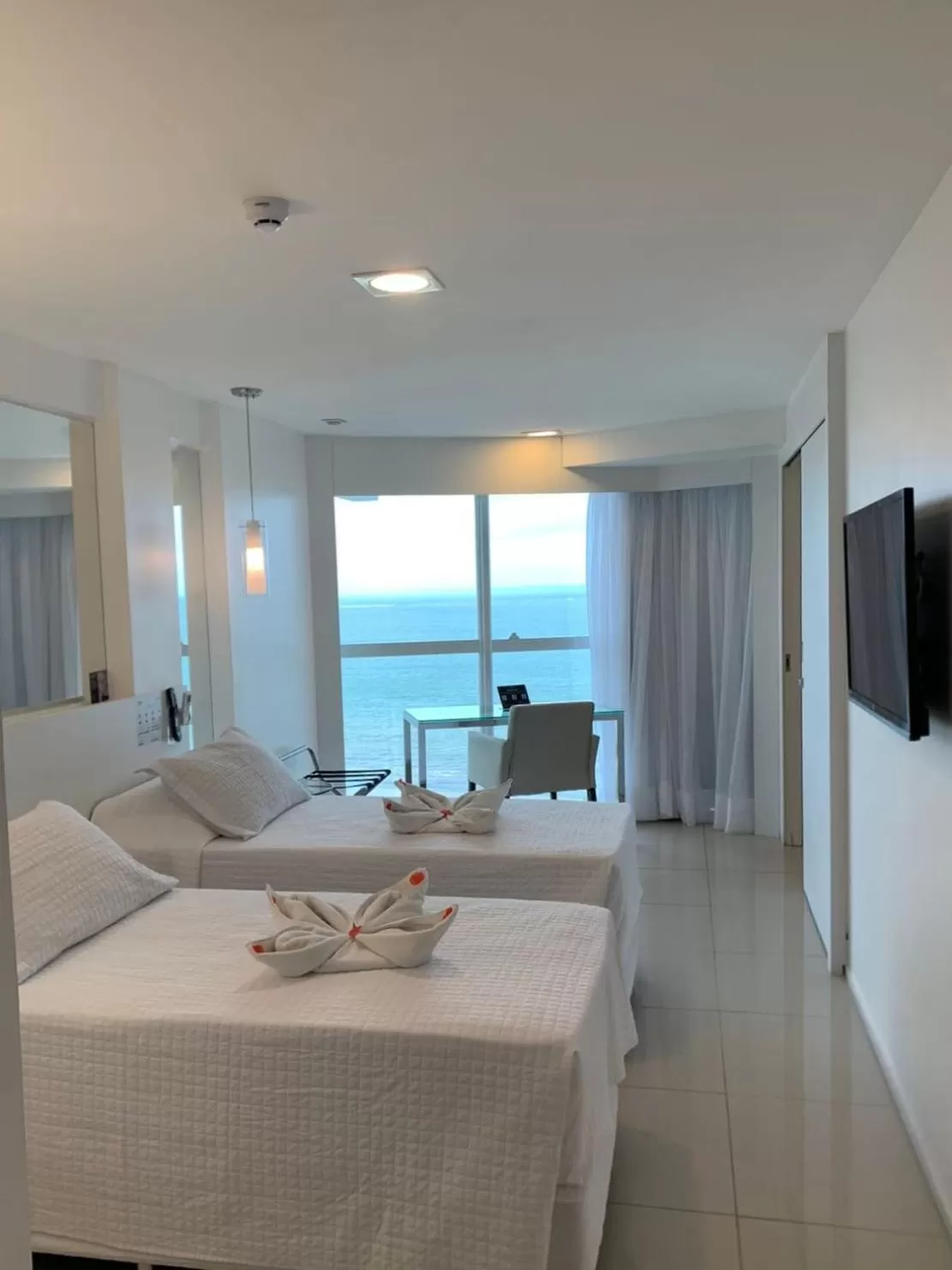 Bed in Hotel Brisa Praia Pajuçara