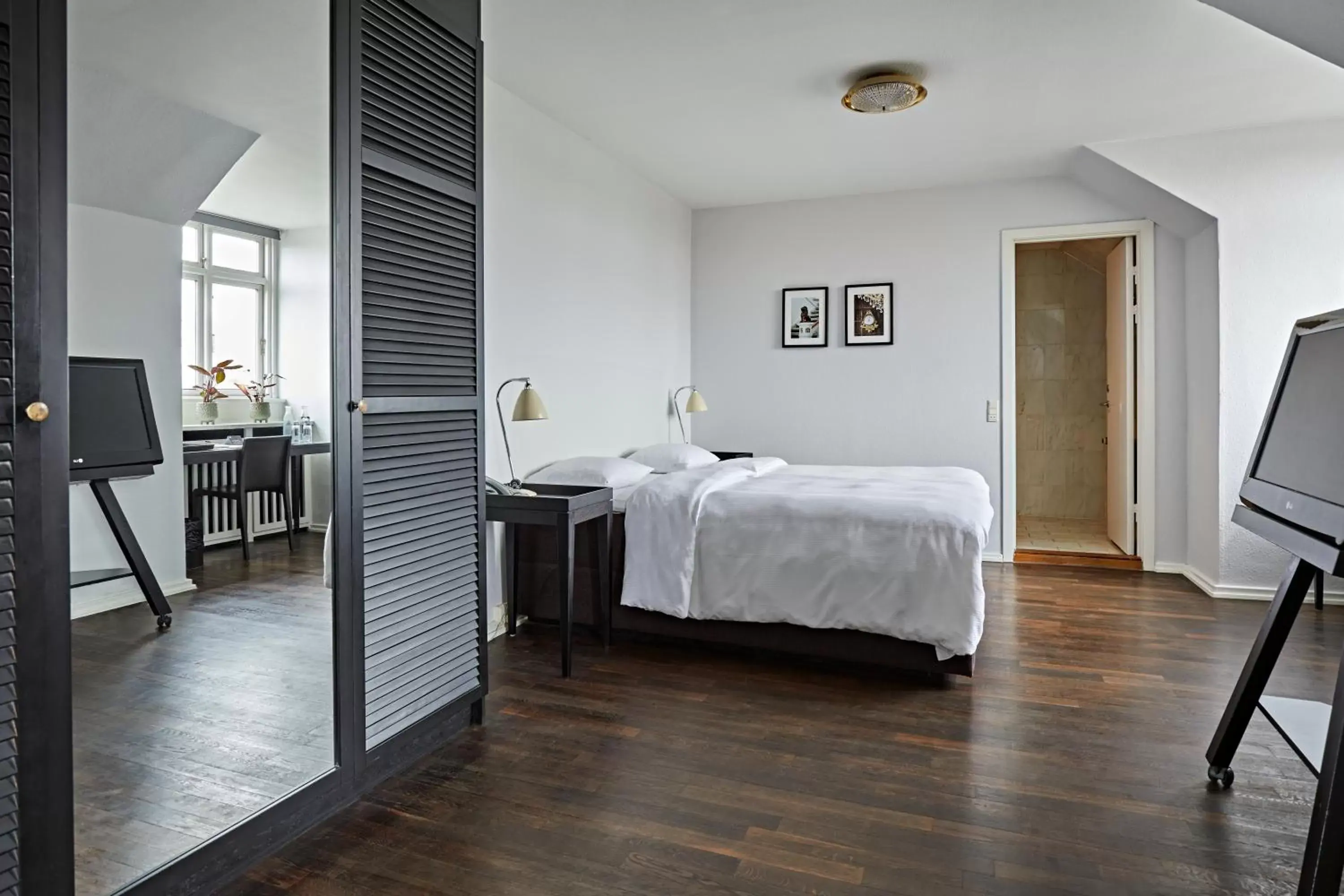 Bed in First Hotel Grand Bed in First Hotel Grand