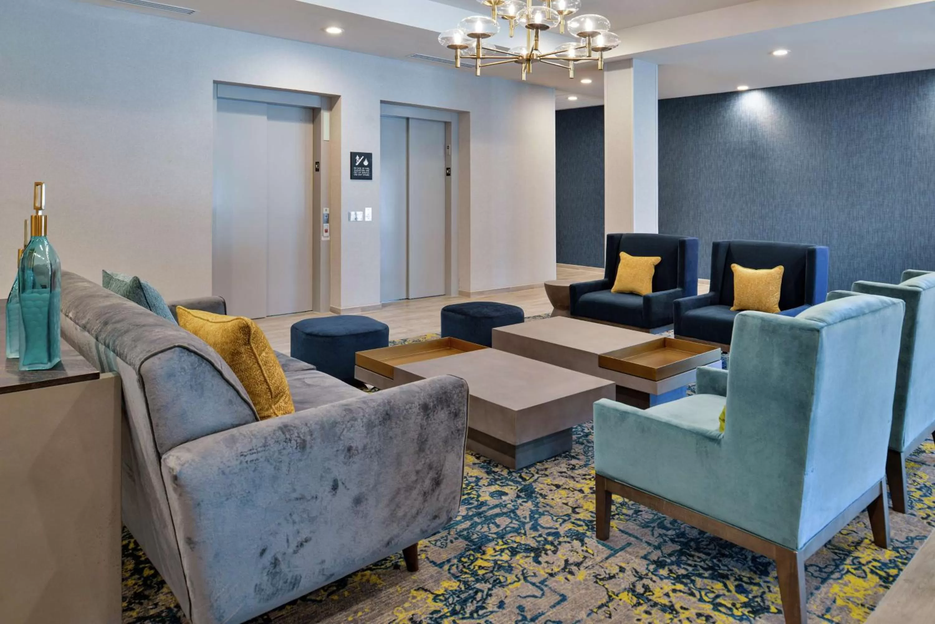 Lobby or reception in Hampton Inn Cedar Falls Downtown, Ia