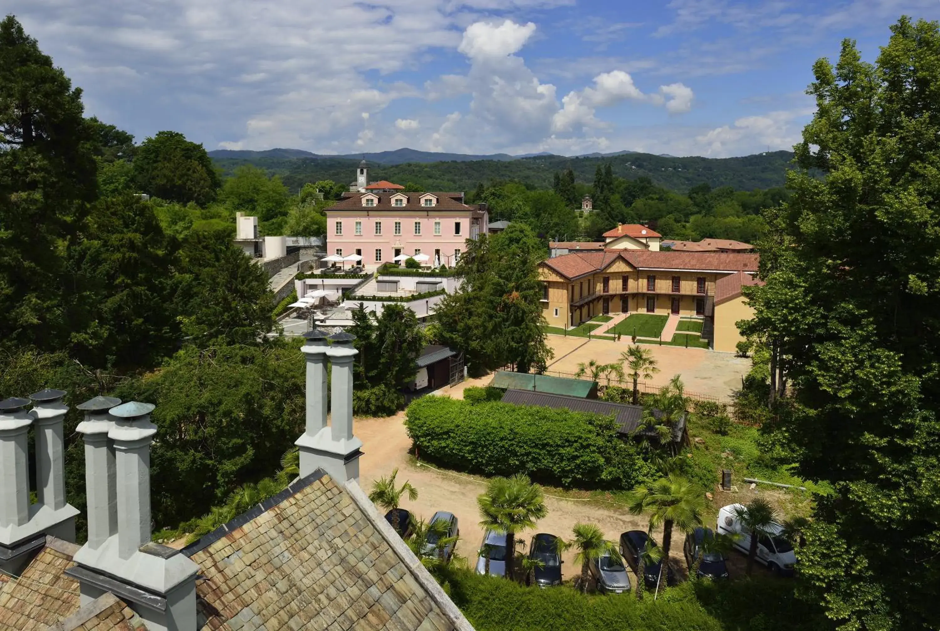 Natural landscape, Bird's-eye View in Castello Dal Pozzo Hotel