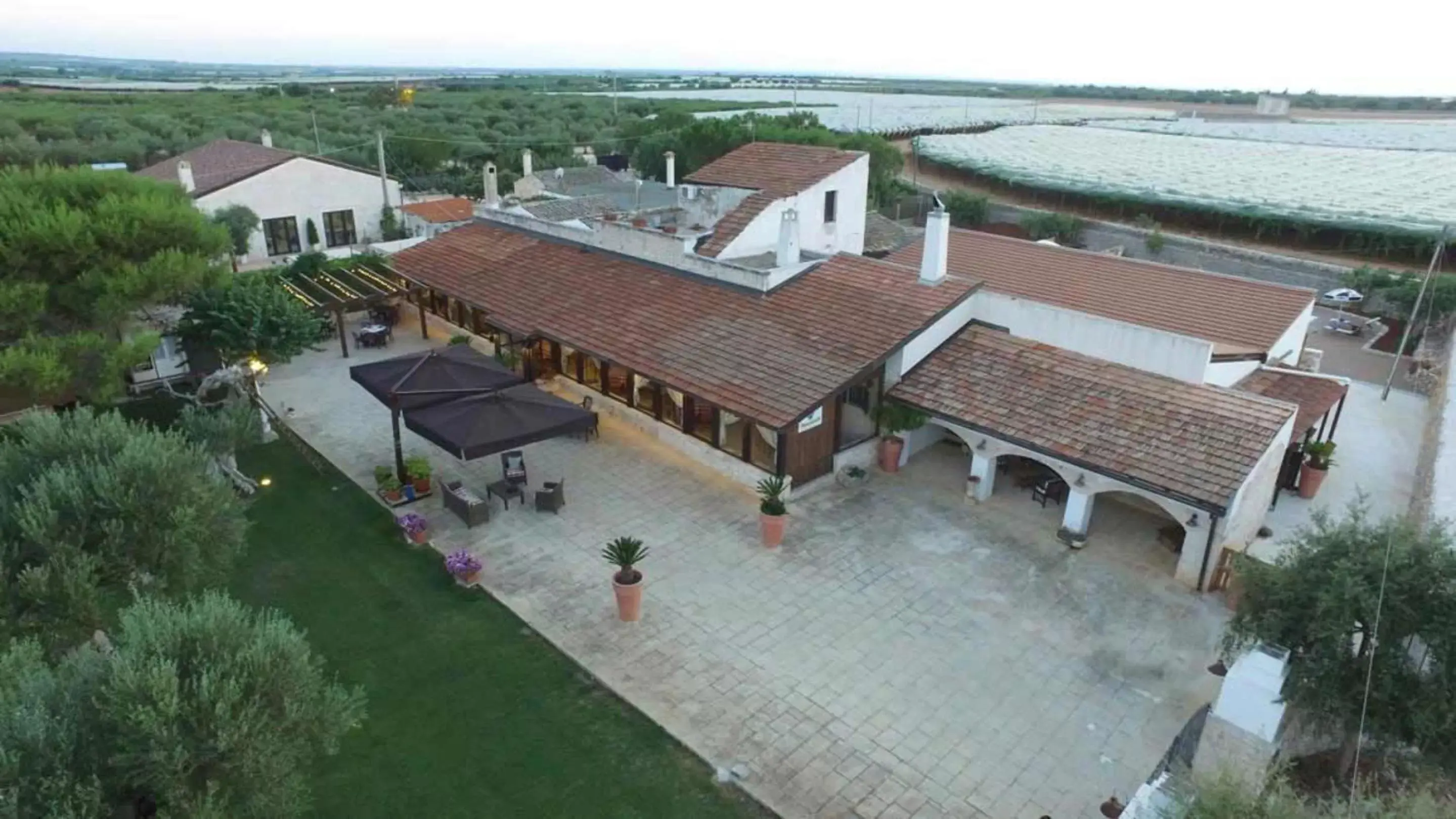 Property building, Bird's-eye View in Agriturismo Masseria Alberotanza