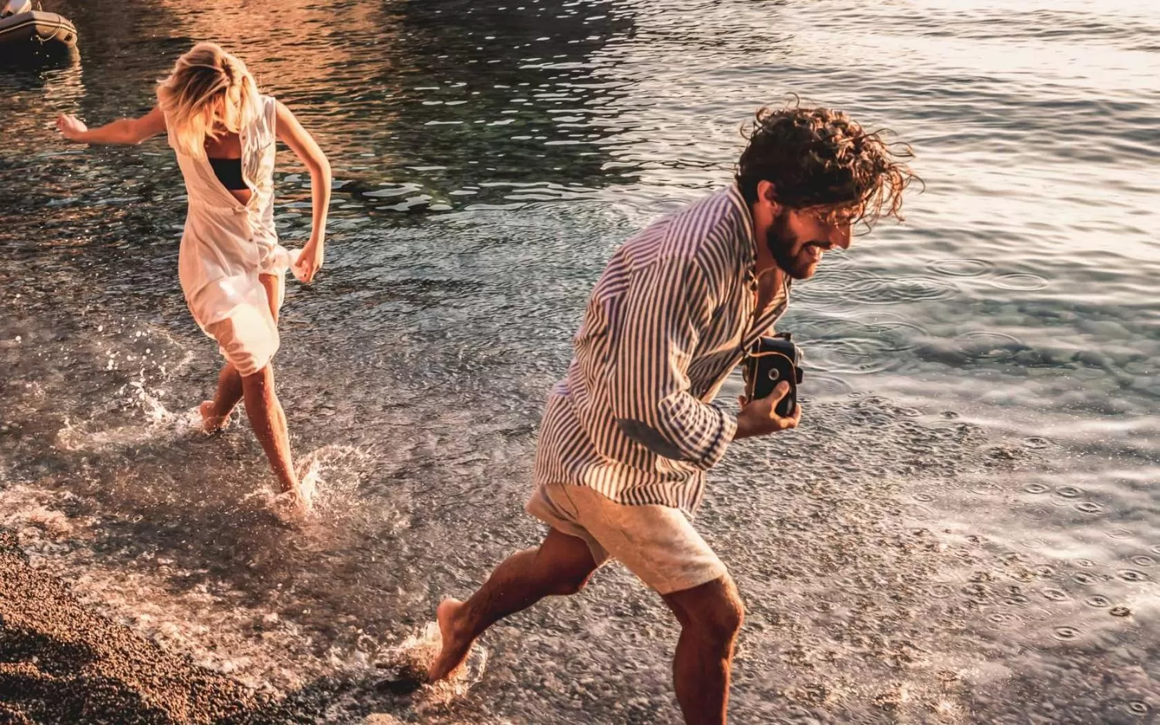 People in La Jolla Cove Suites