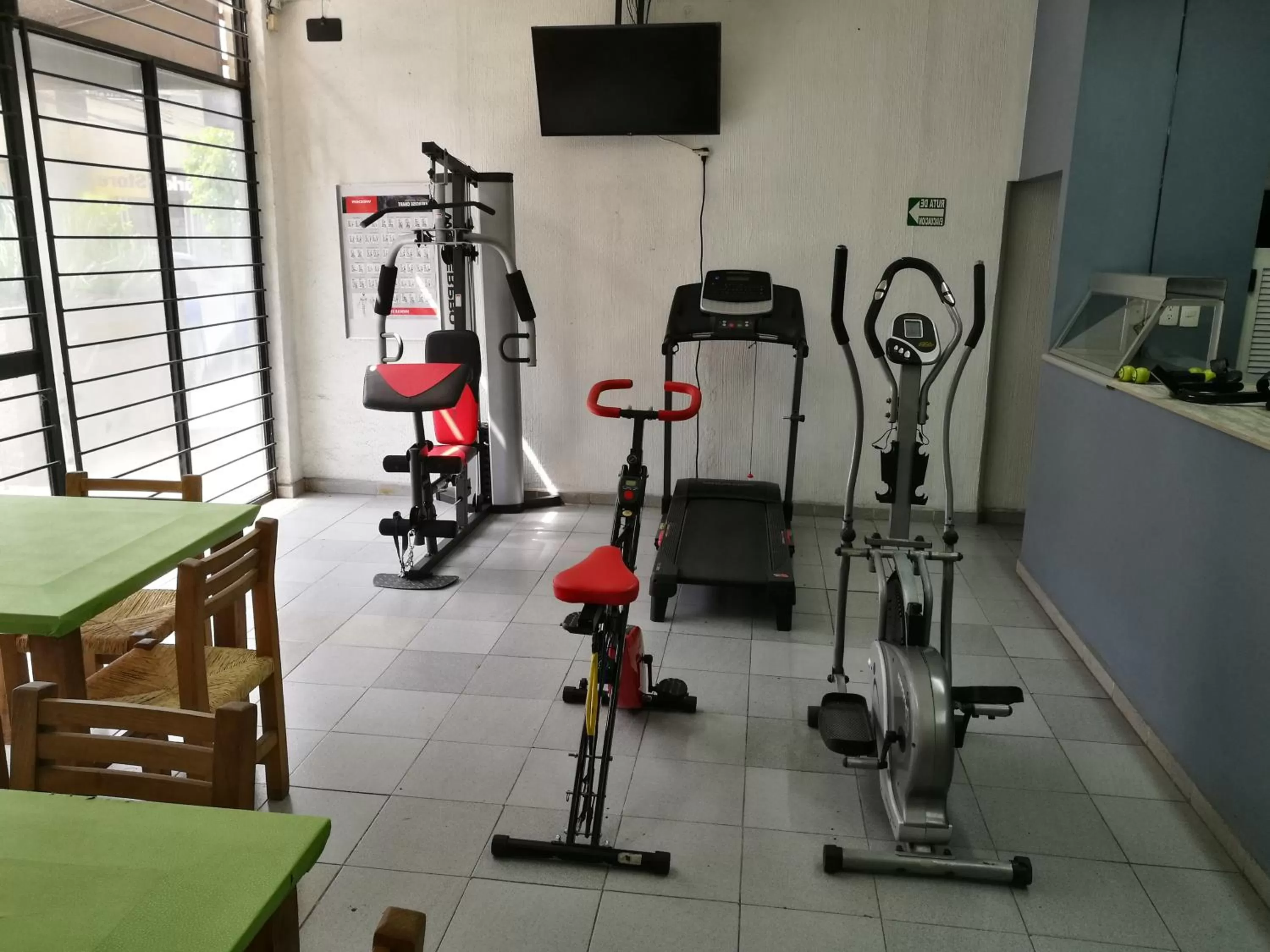 Fitness centre/facilities in Hotel delf-inn