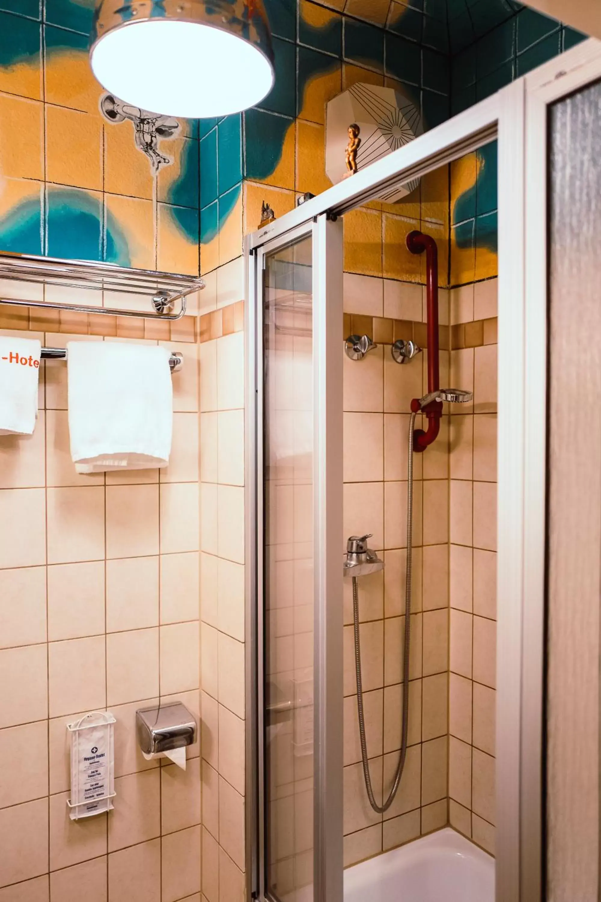 Shower, Bathroom in Design Hotel Euskirchen