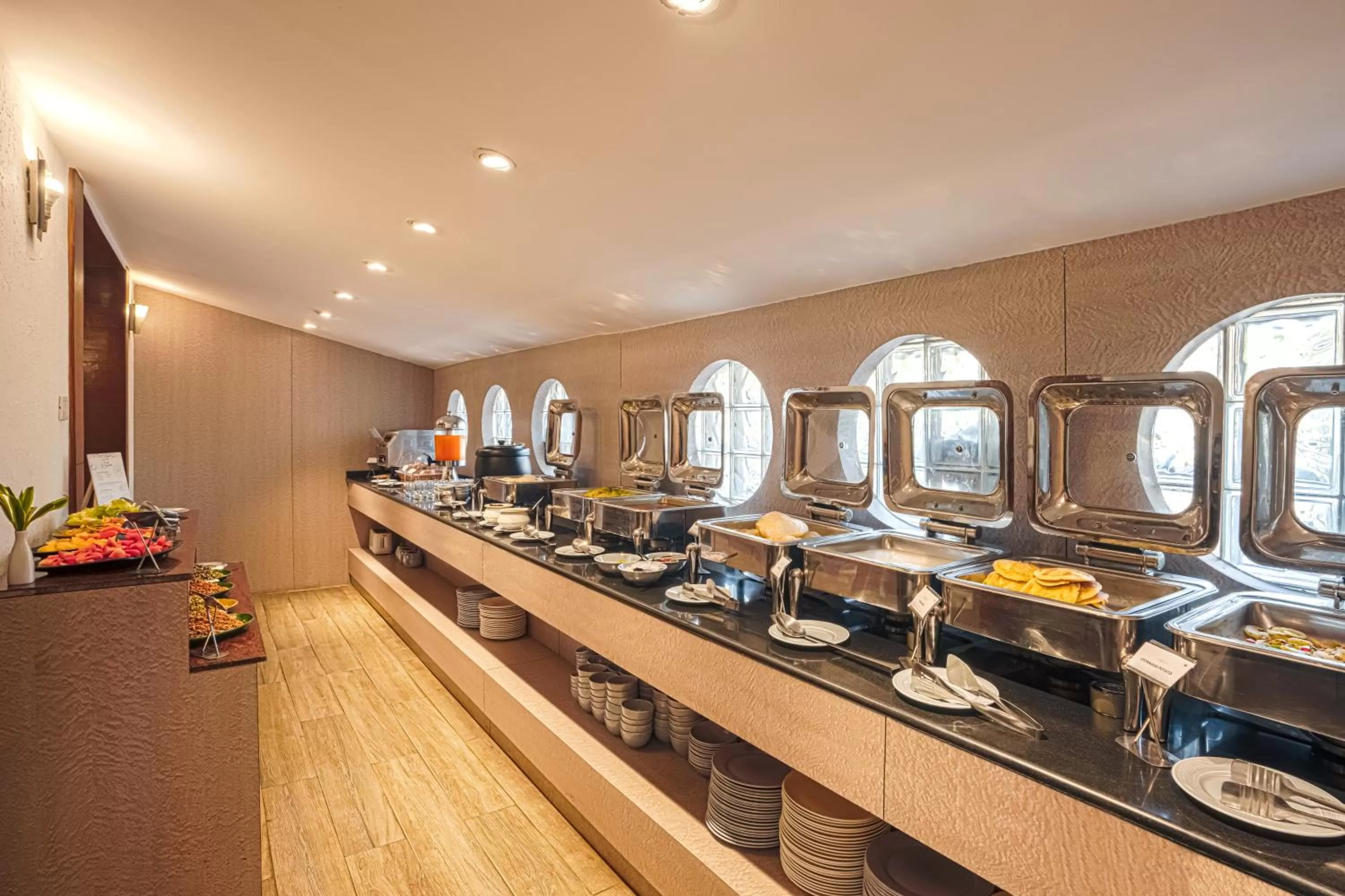 Buffet breakfast in Country Inn Goa Varca Beach - 2 minutes walk to the beach