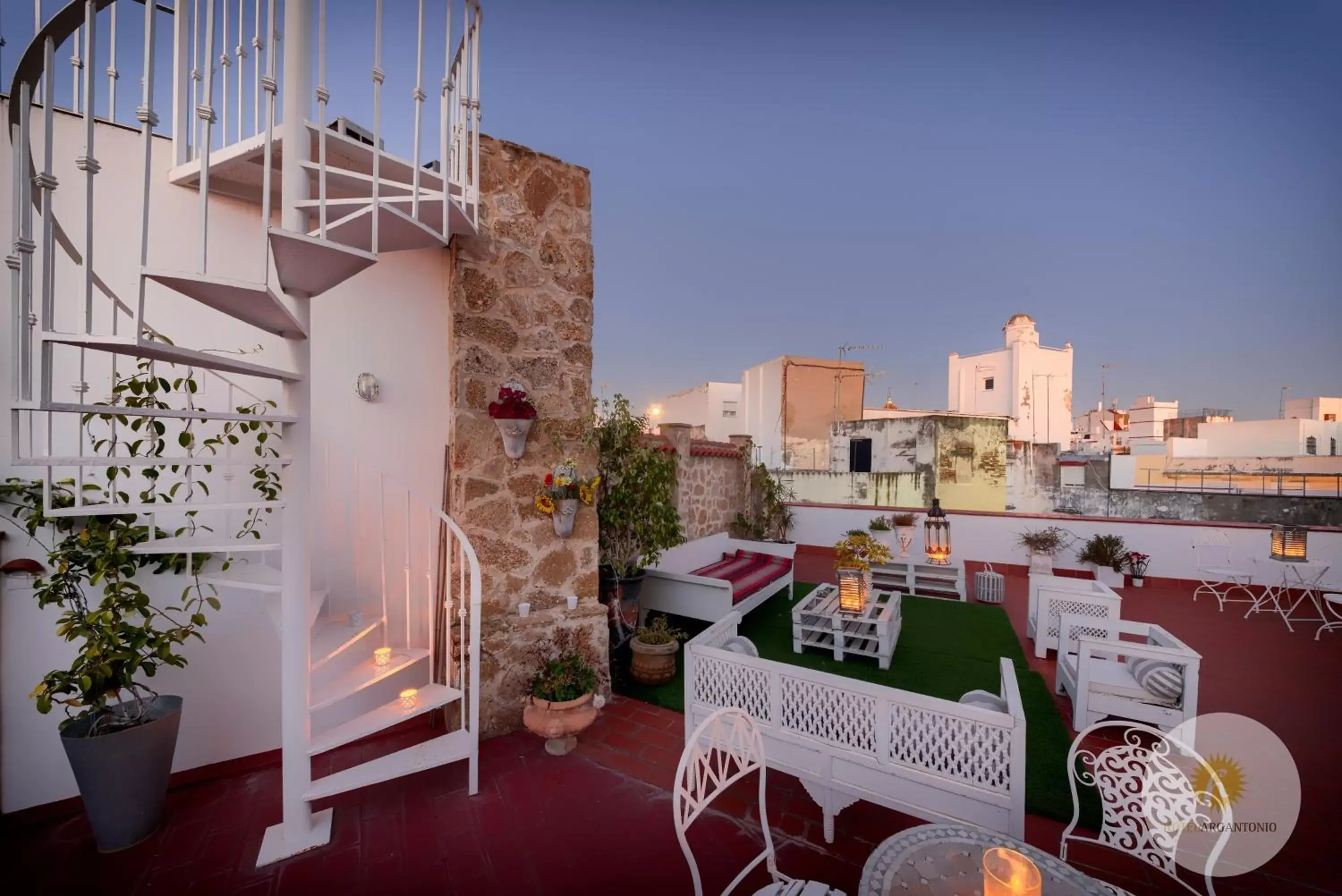 Balcony/Terrace in Hotel Argantonio