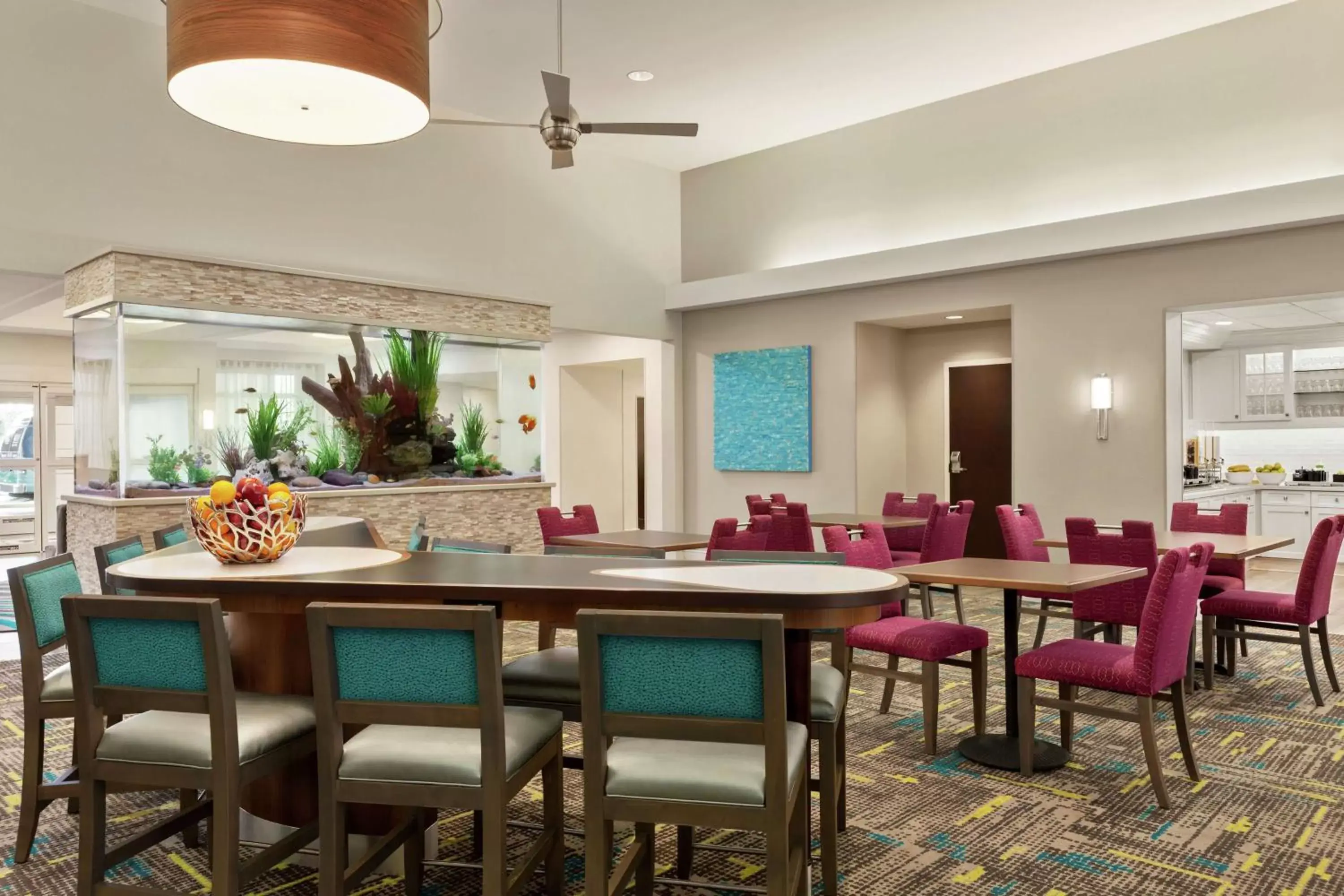 Lobby or reception, Restaurant/Places to Eat in Homewood Suites Fort Myers Airport - FGCU