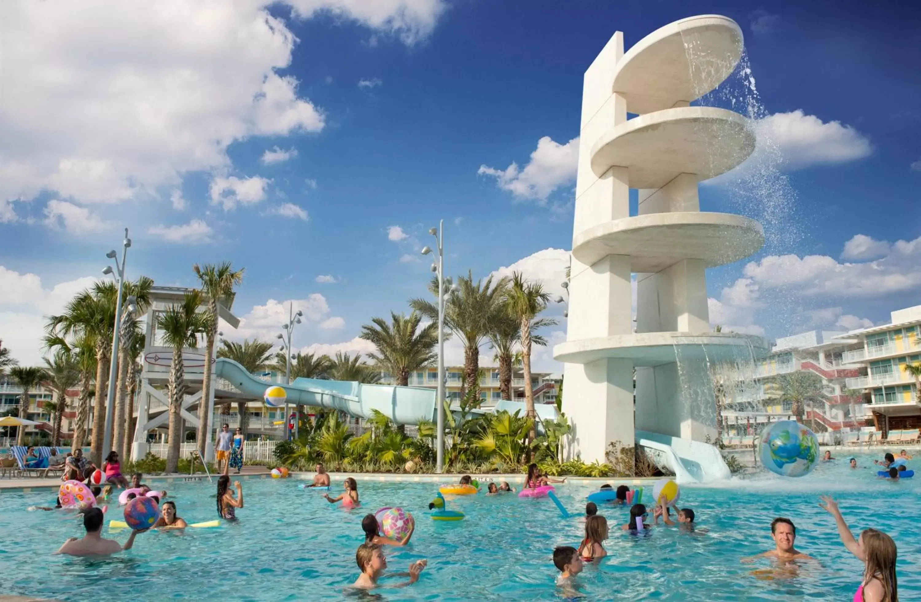 Aqua park in Universal's Cabana Bay Beach Resort