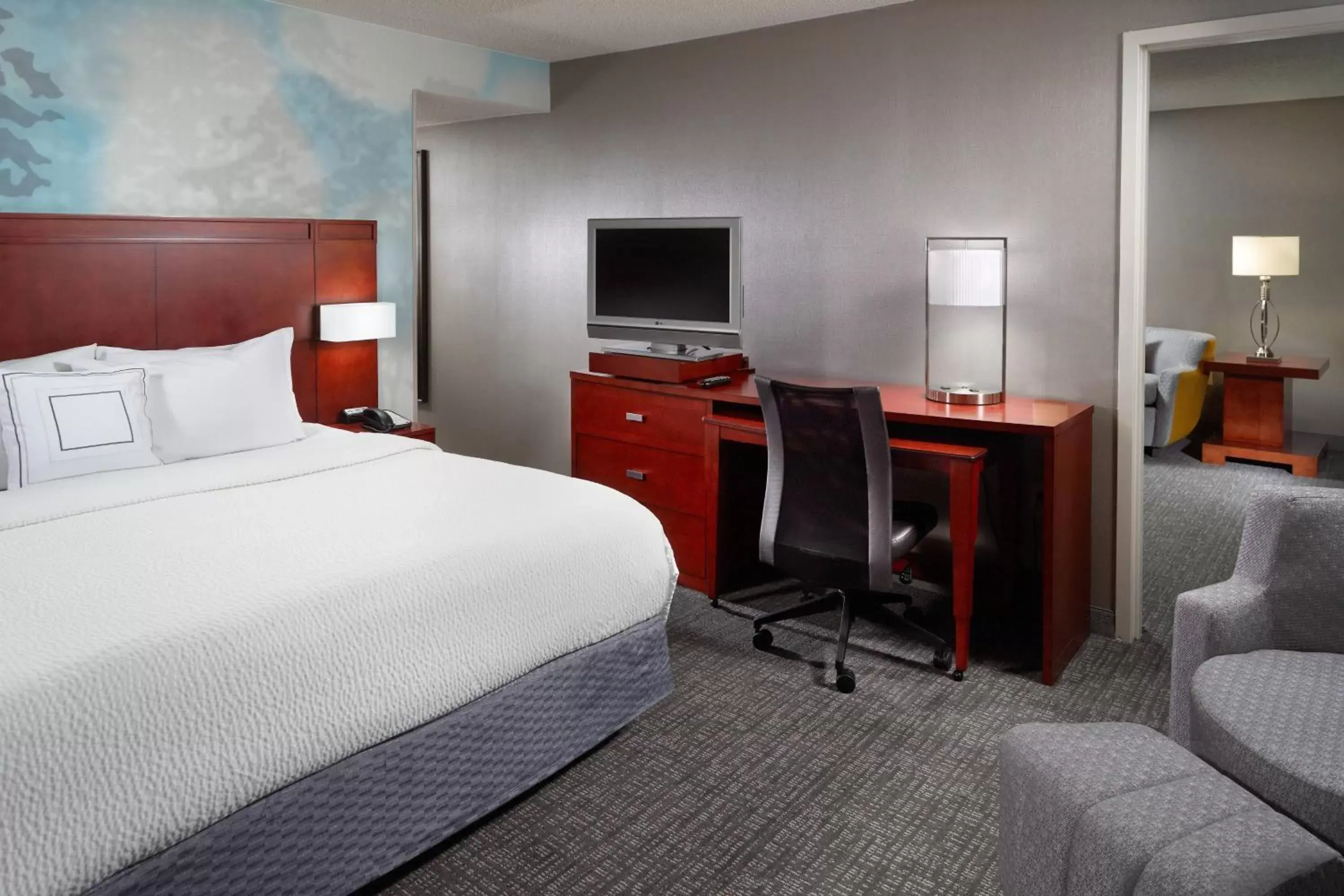Photo of the whole room, Bed in Courtyard by Marriott Atlanta Buckhead