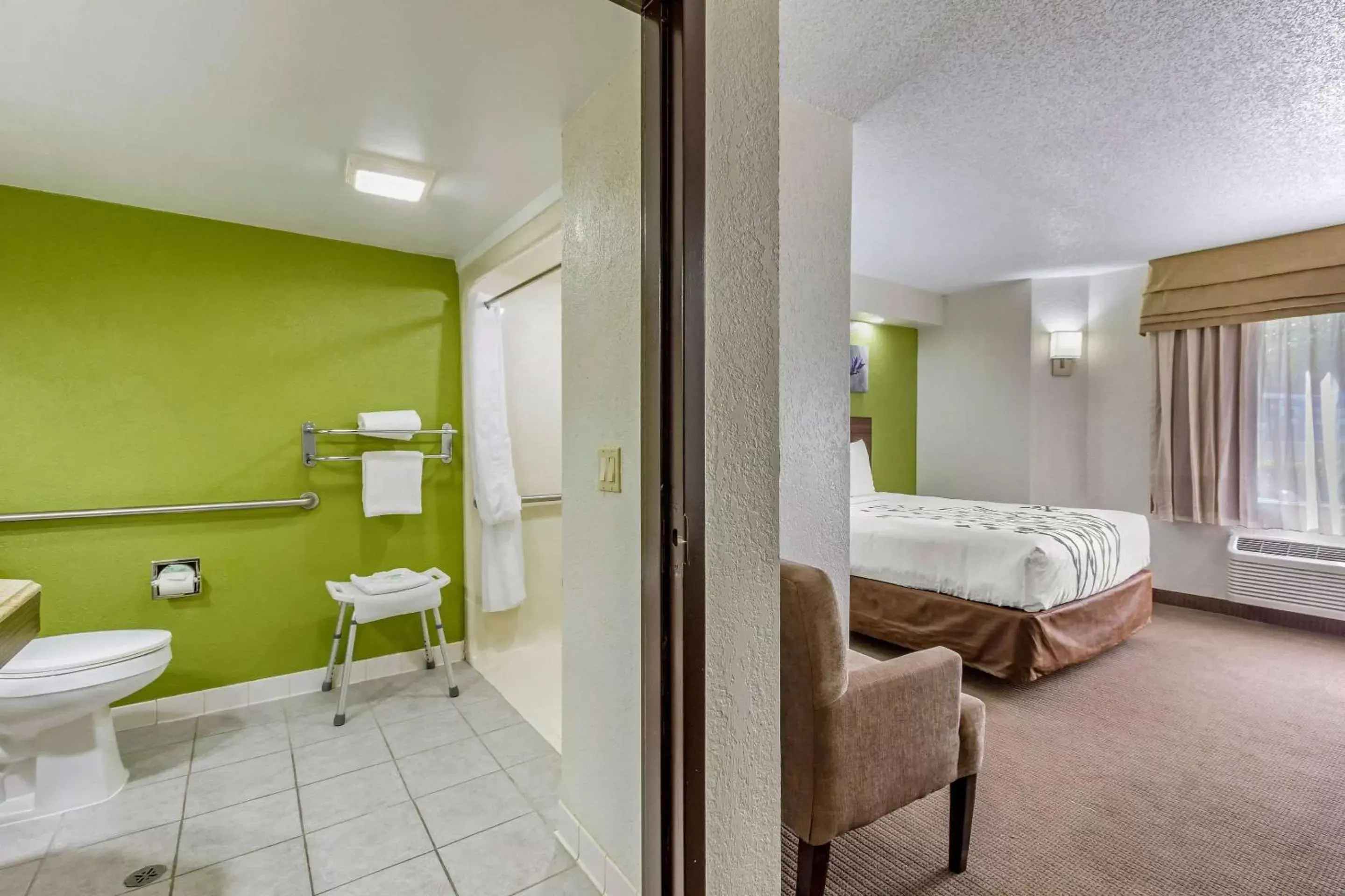 Photo of the whole room, Bathroom in Sleep Inn near Busch Gardens - USF