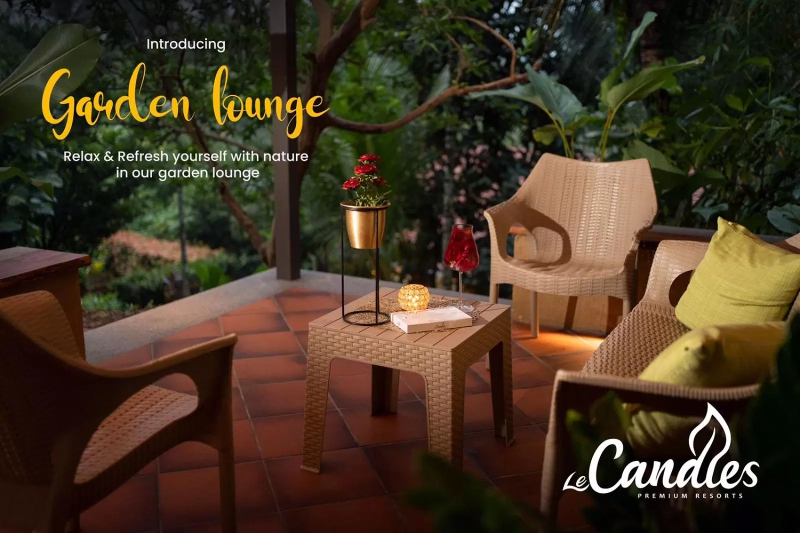 Patio in Le Candles Resort