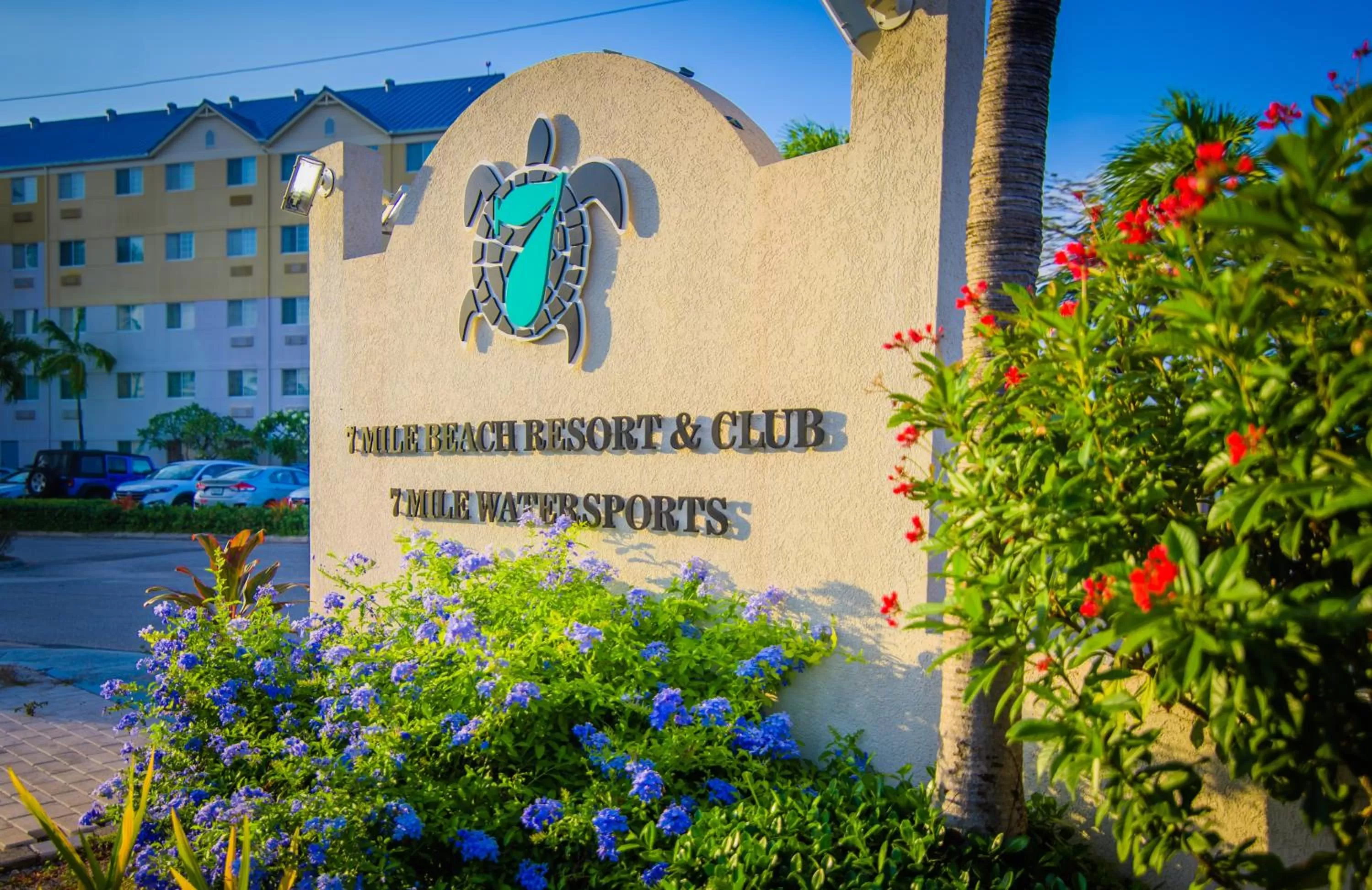 Property logo or sign in Seven Mile Beach Resort