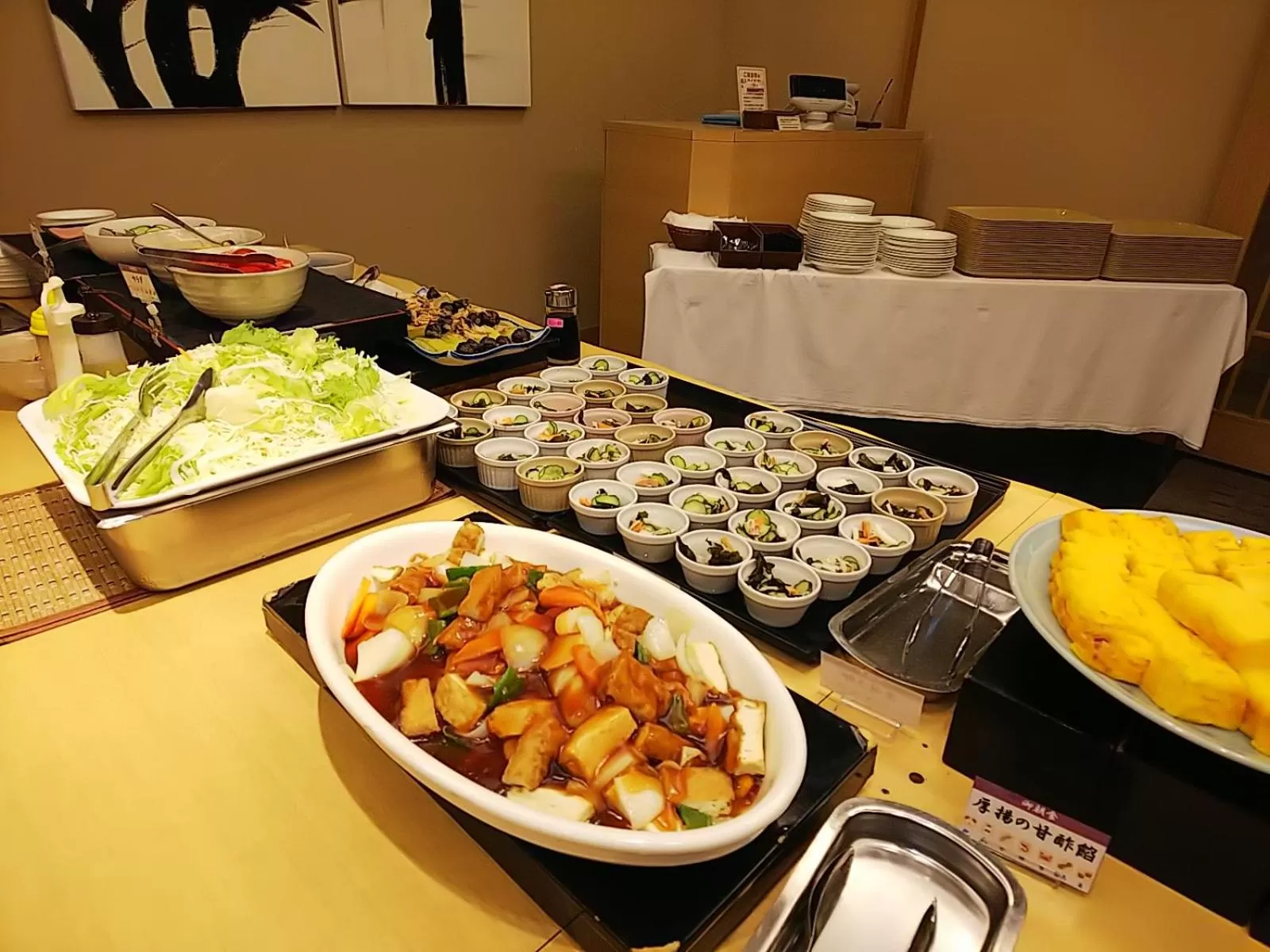 Buffet breakfast in Route Inn Grantia Himi Wakuranoyado