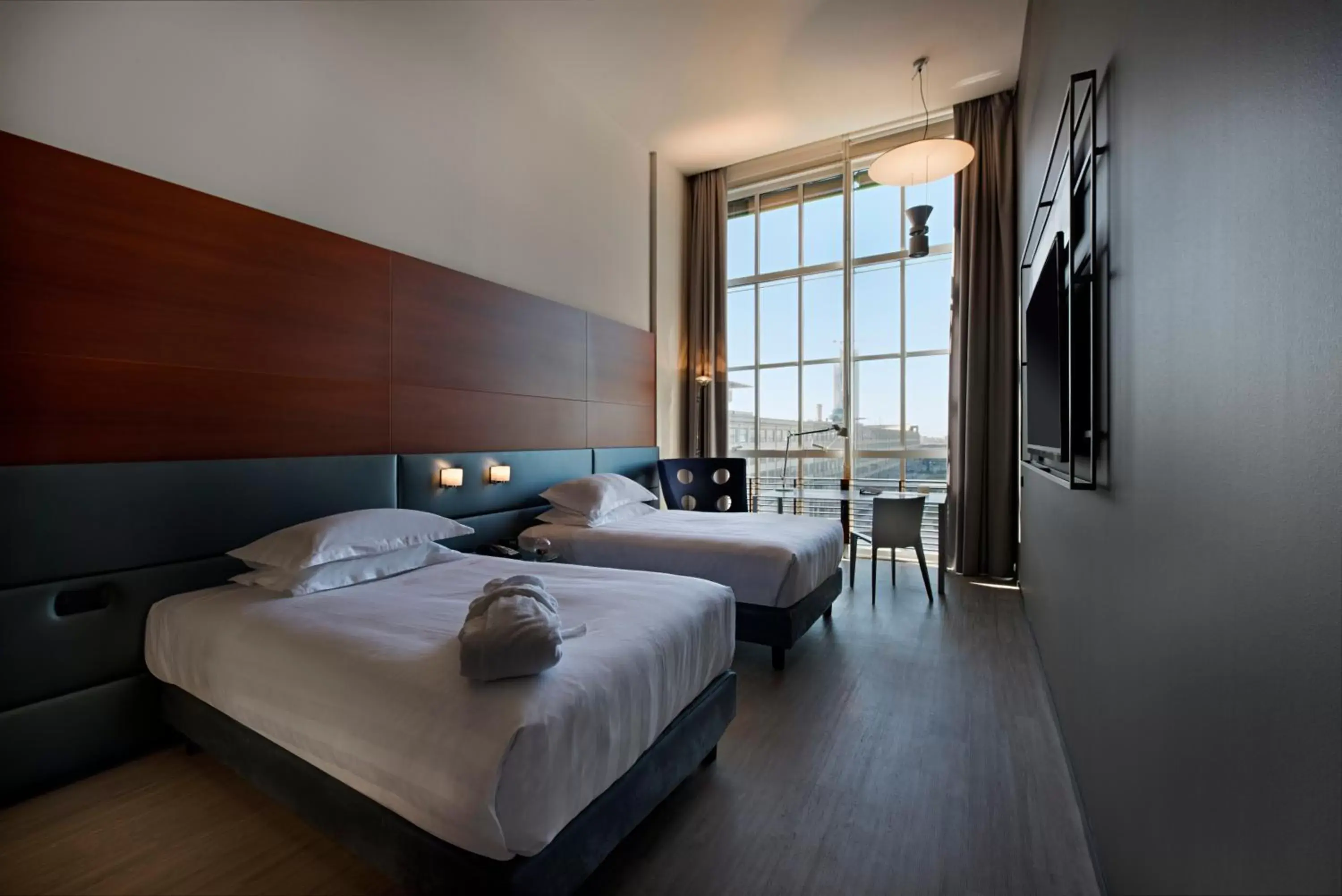 Bedroom in DoubleTree by Hilton Turin Lingotto