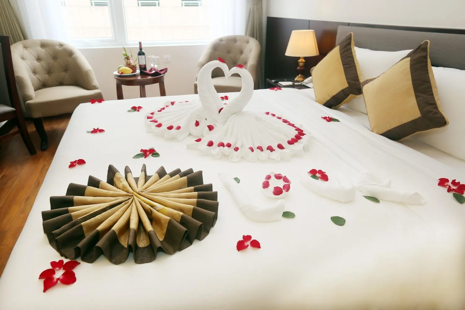 Decorative detail, Bed in Lenid Hotel Tho Nhuom