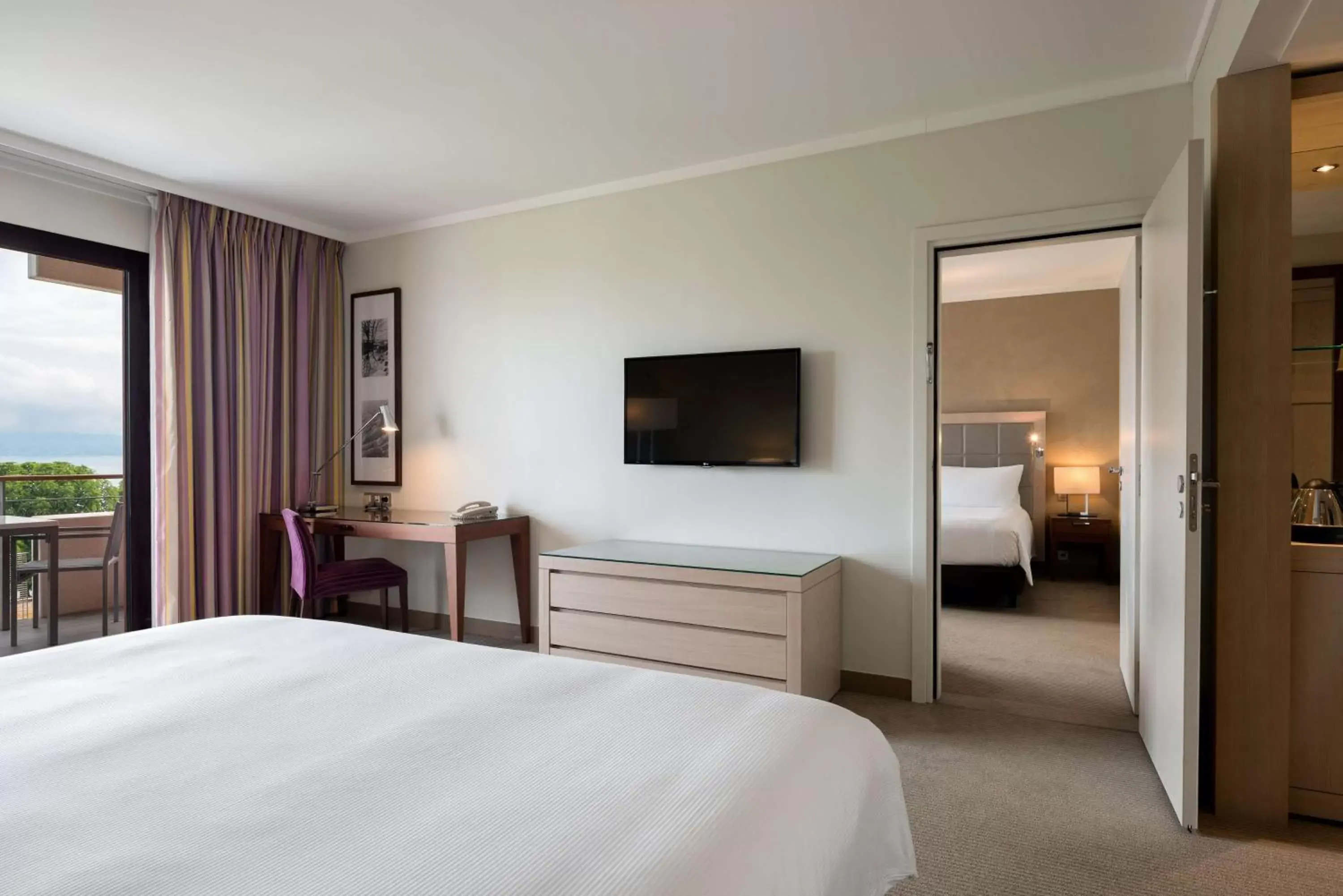 Bed in Hilton Evian Les Bains