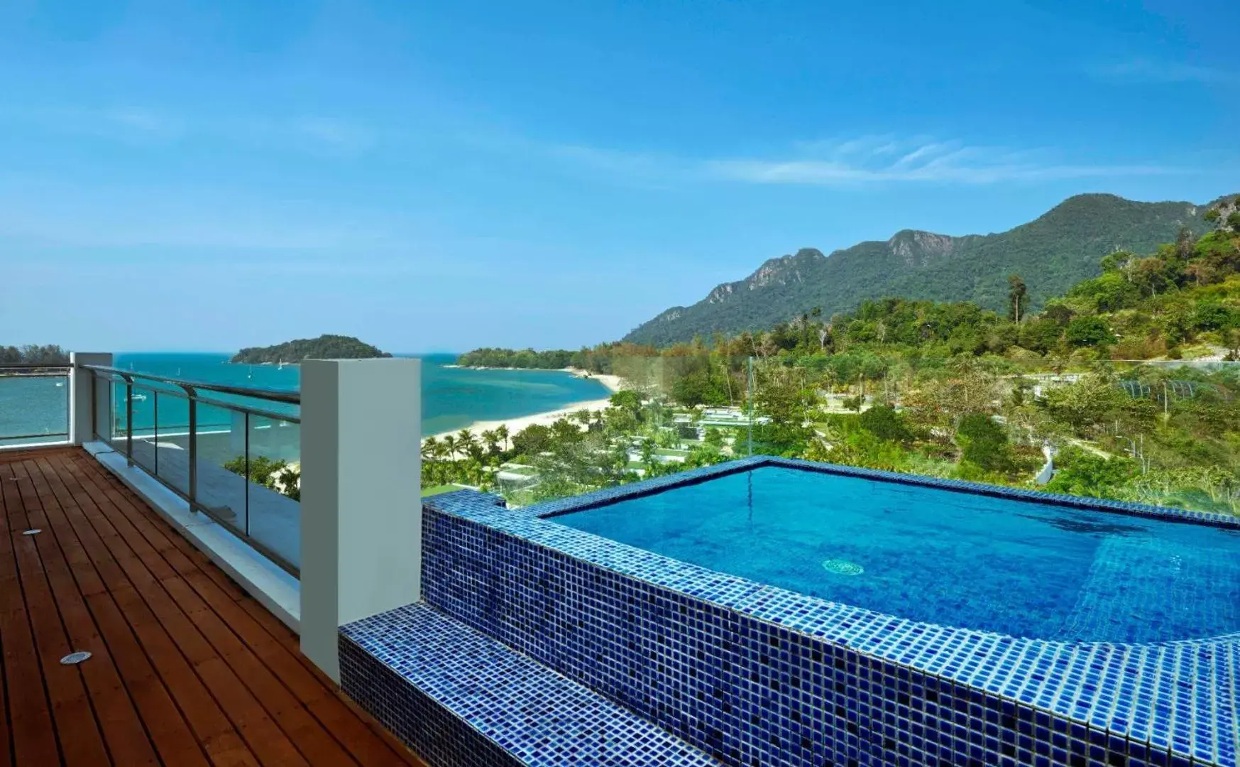 Balcony/Terrace, Swimming Pool in The Danna Langkawi - A Member of Small Luxury Hotels of the World