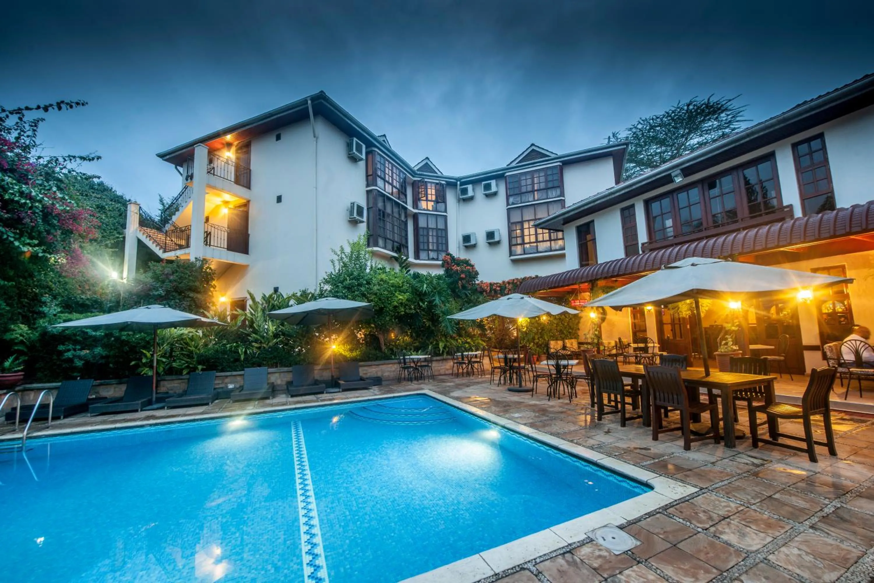 Swimming pool in African Tulip Hotel