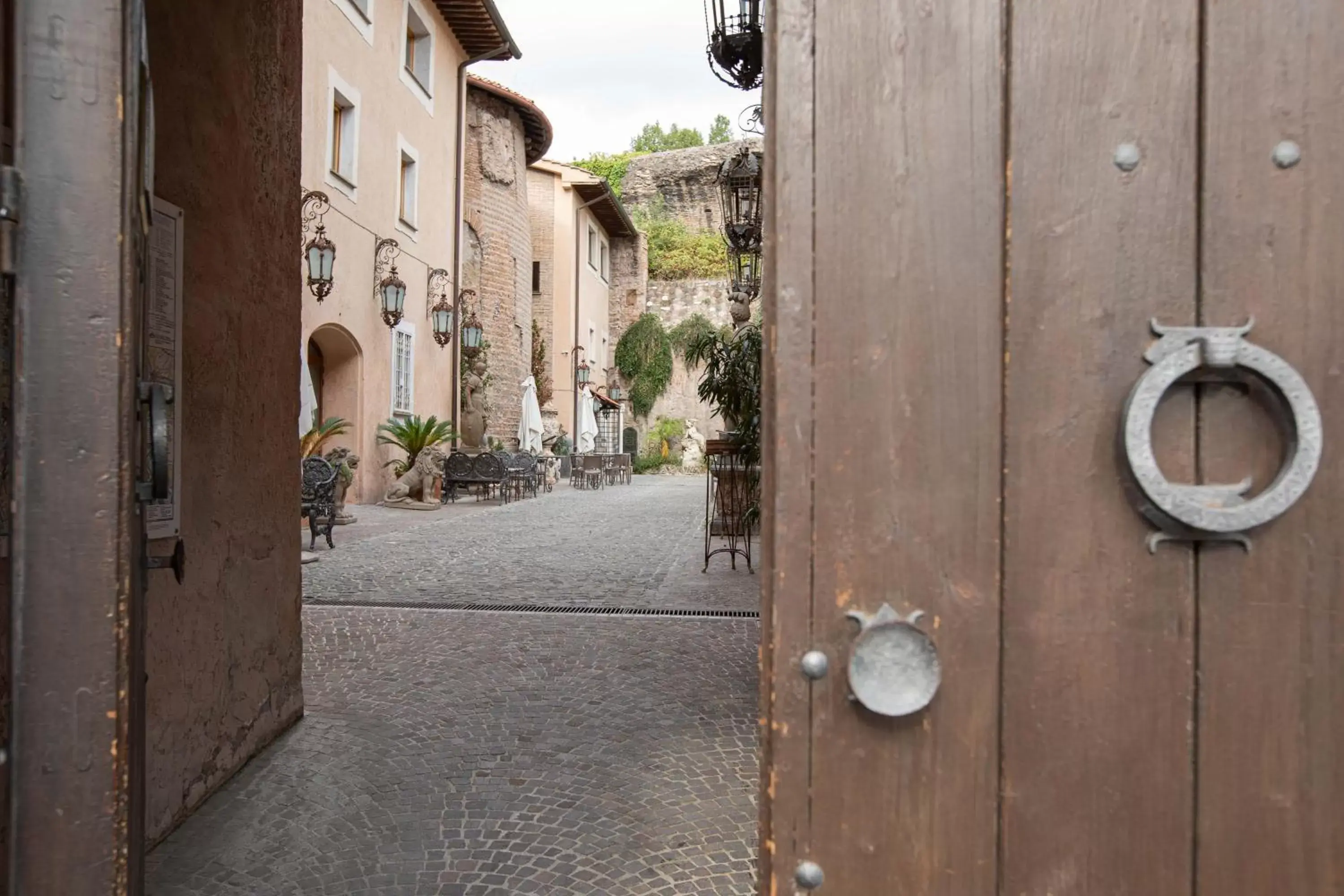 Inner courtyard view in Il Monastero Collection