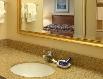 Bathroom in Baymont on the lake by Wyndham Hot Springs