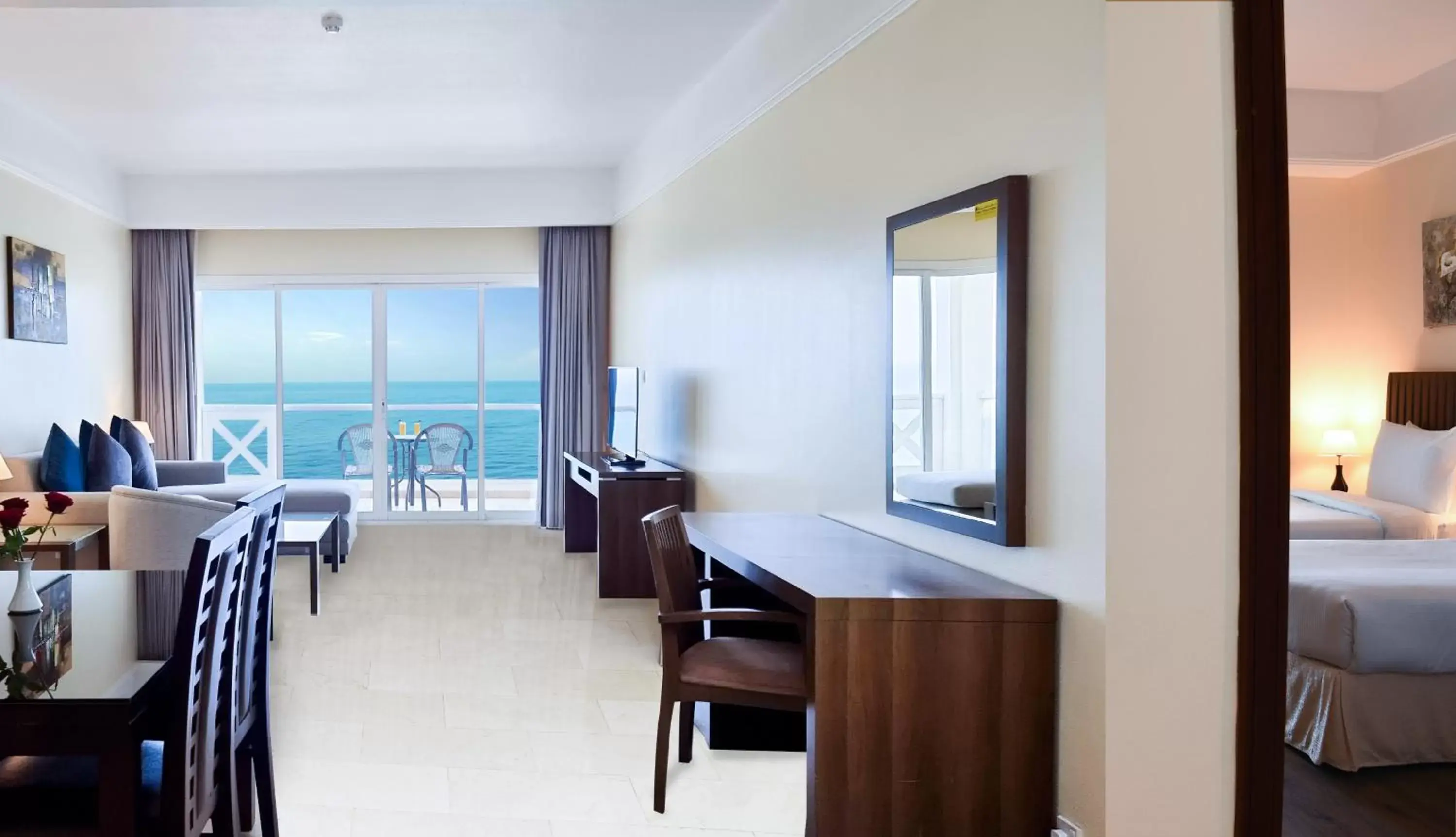 Balcony/Terrace in Ramada by Wyndham Beach Hotel Ajman