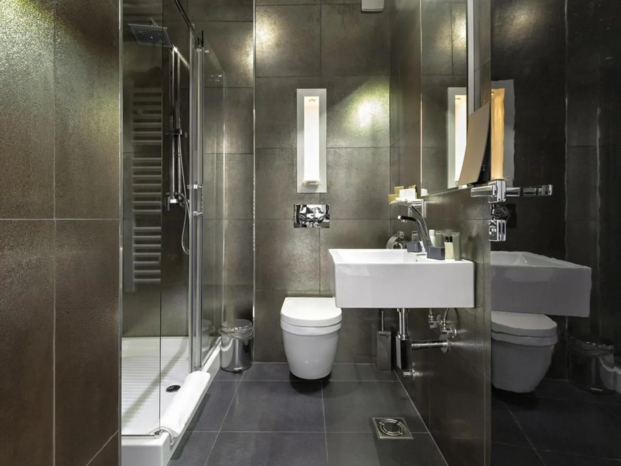 Bathroom in Nova City Hotel Signature Collection Belgrade