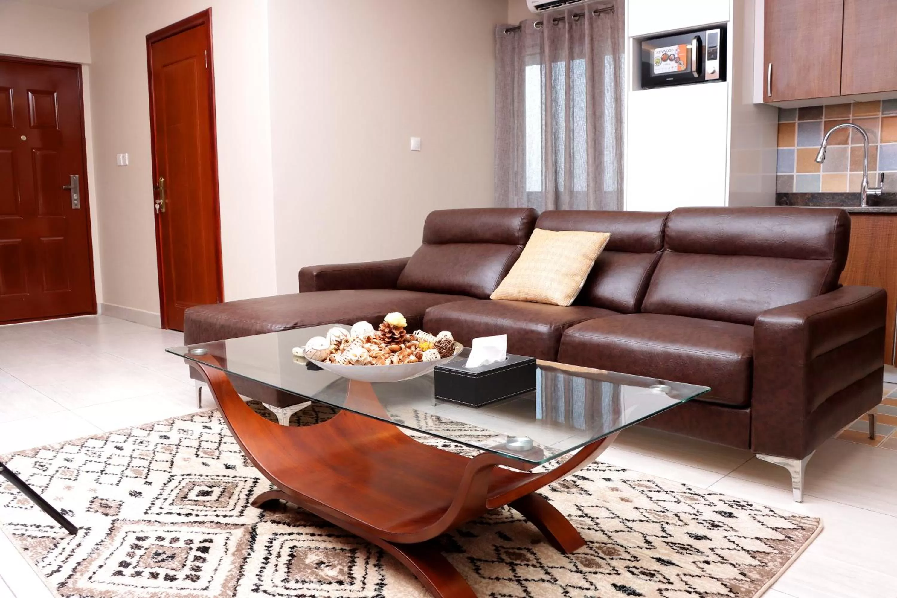 Living room in Montecito Apartments