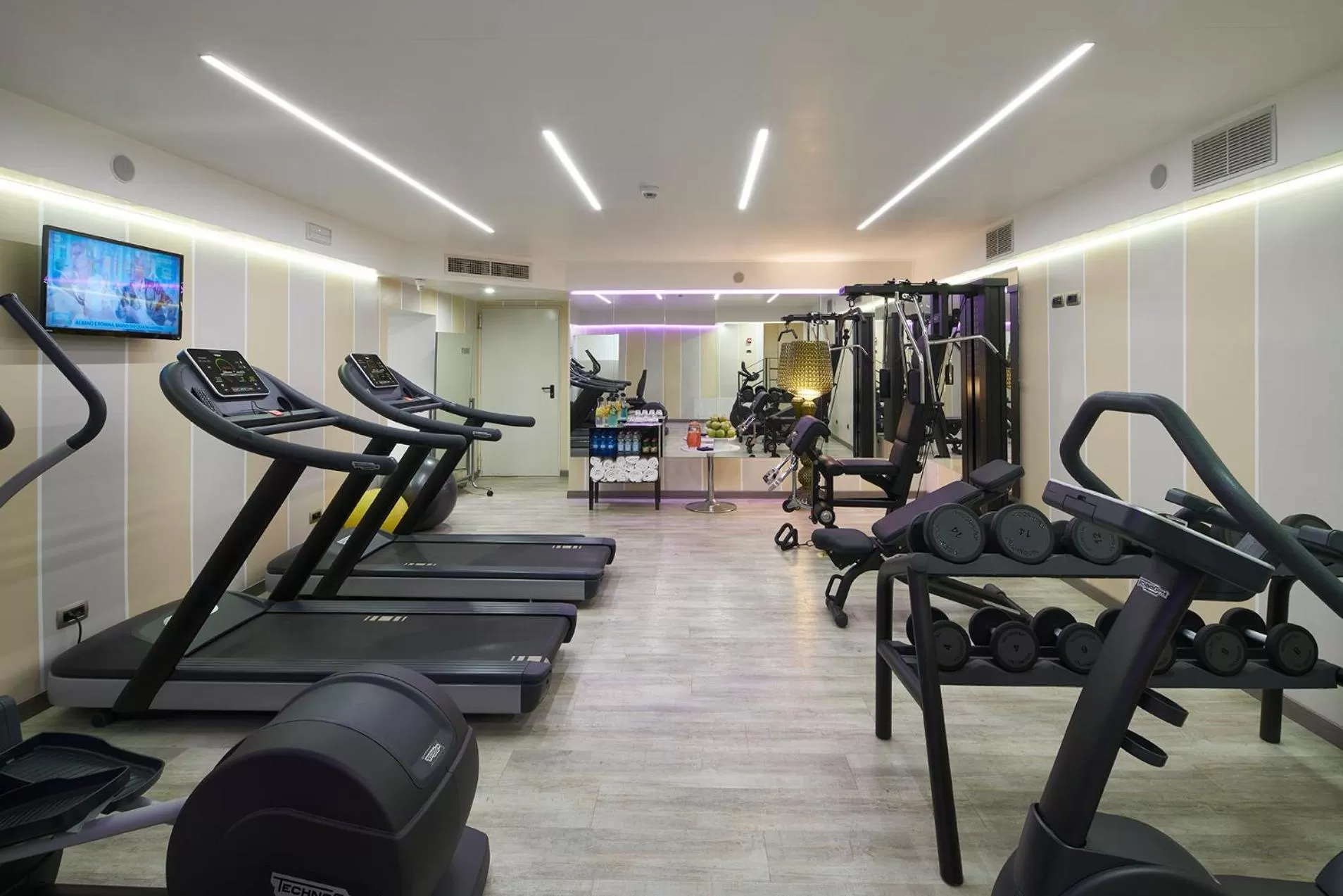 Fitness centre/facilities in Bianca Maria Palace Hotel