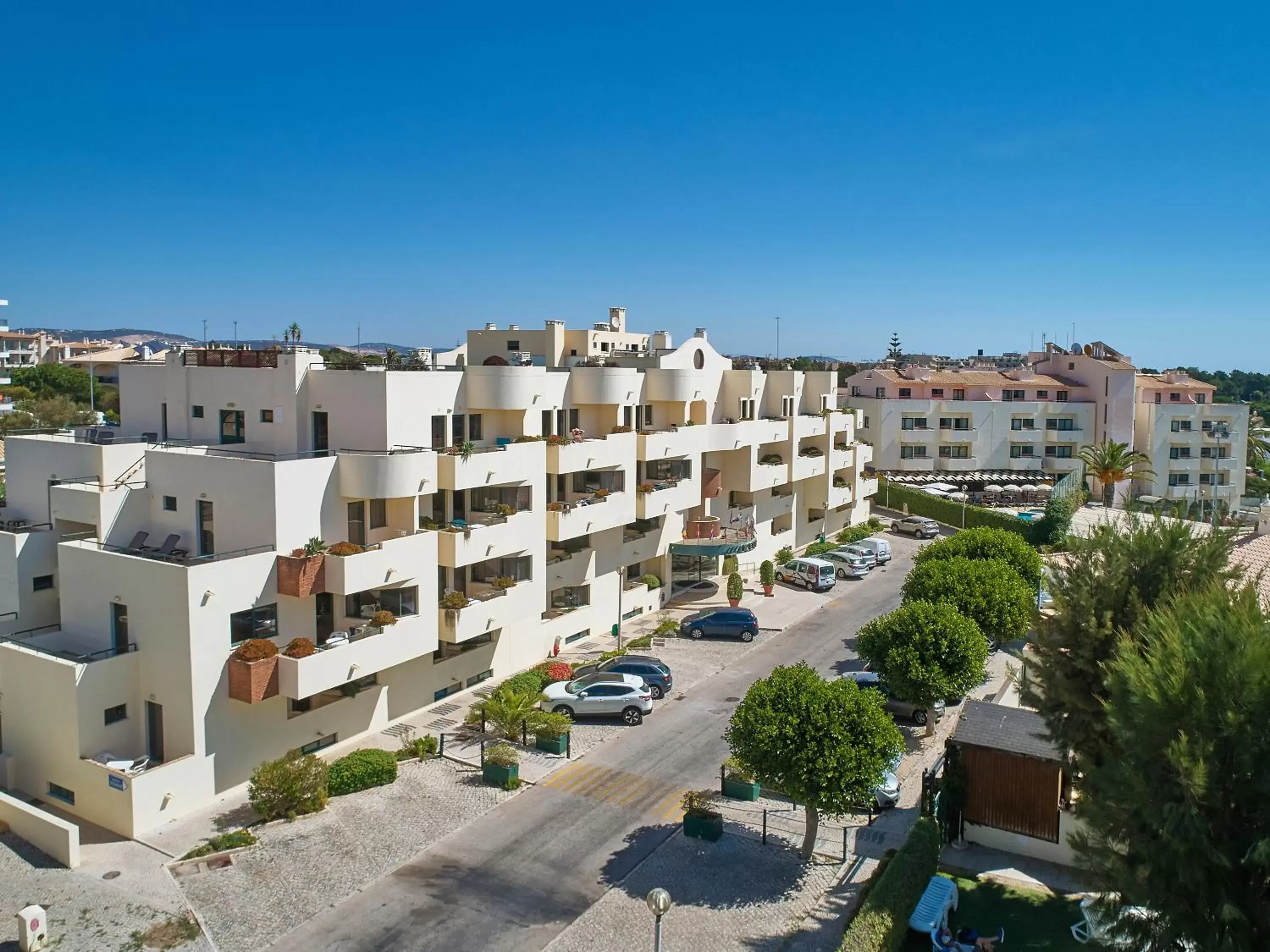 Bird's eye view in Oceanus Aparthotel