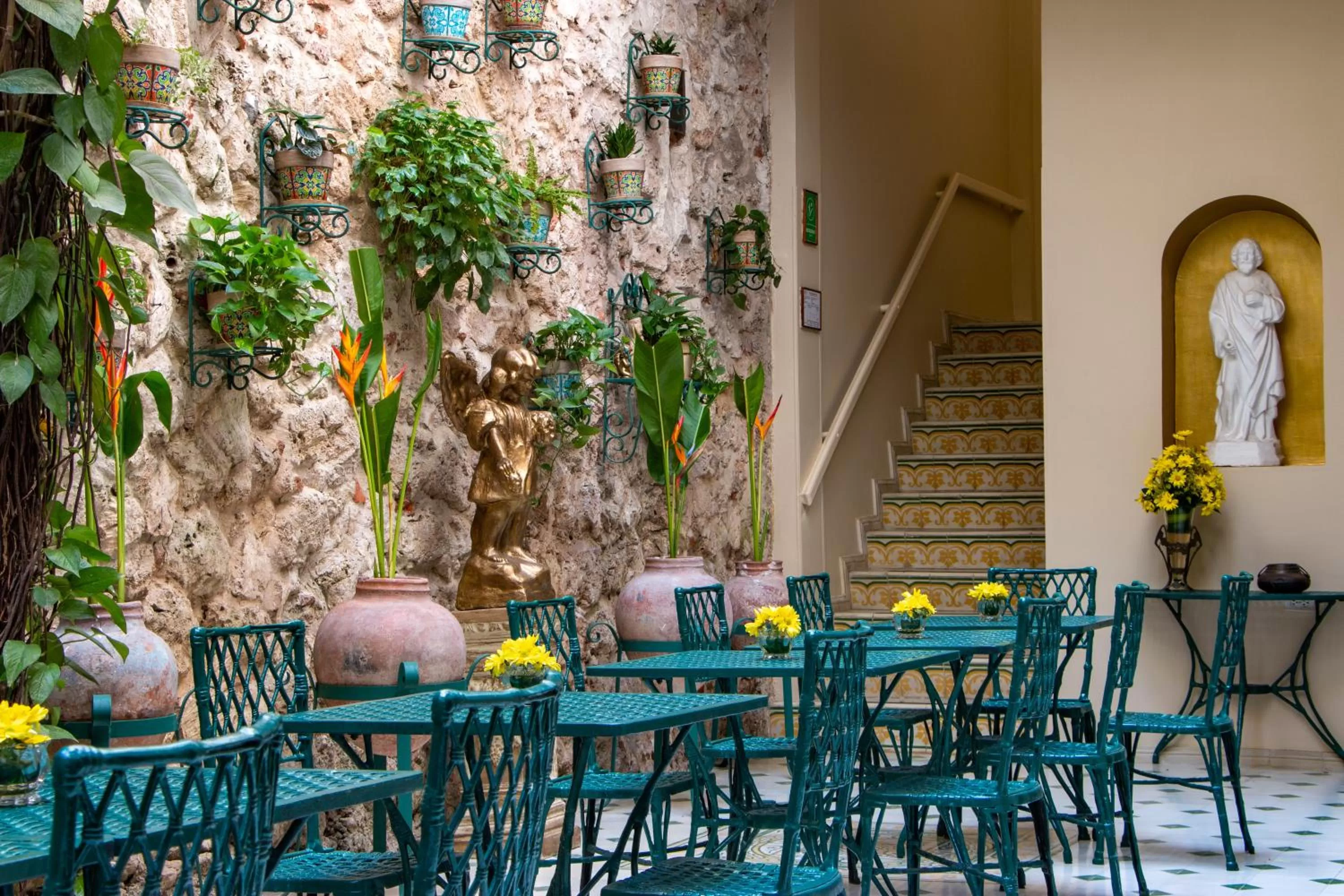 Garden in Hotel Casa La Fe