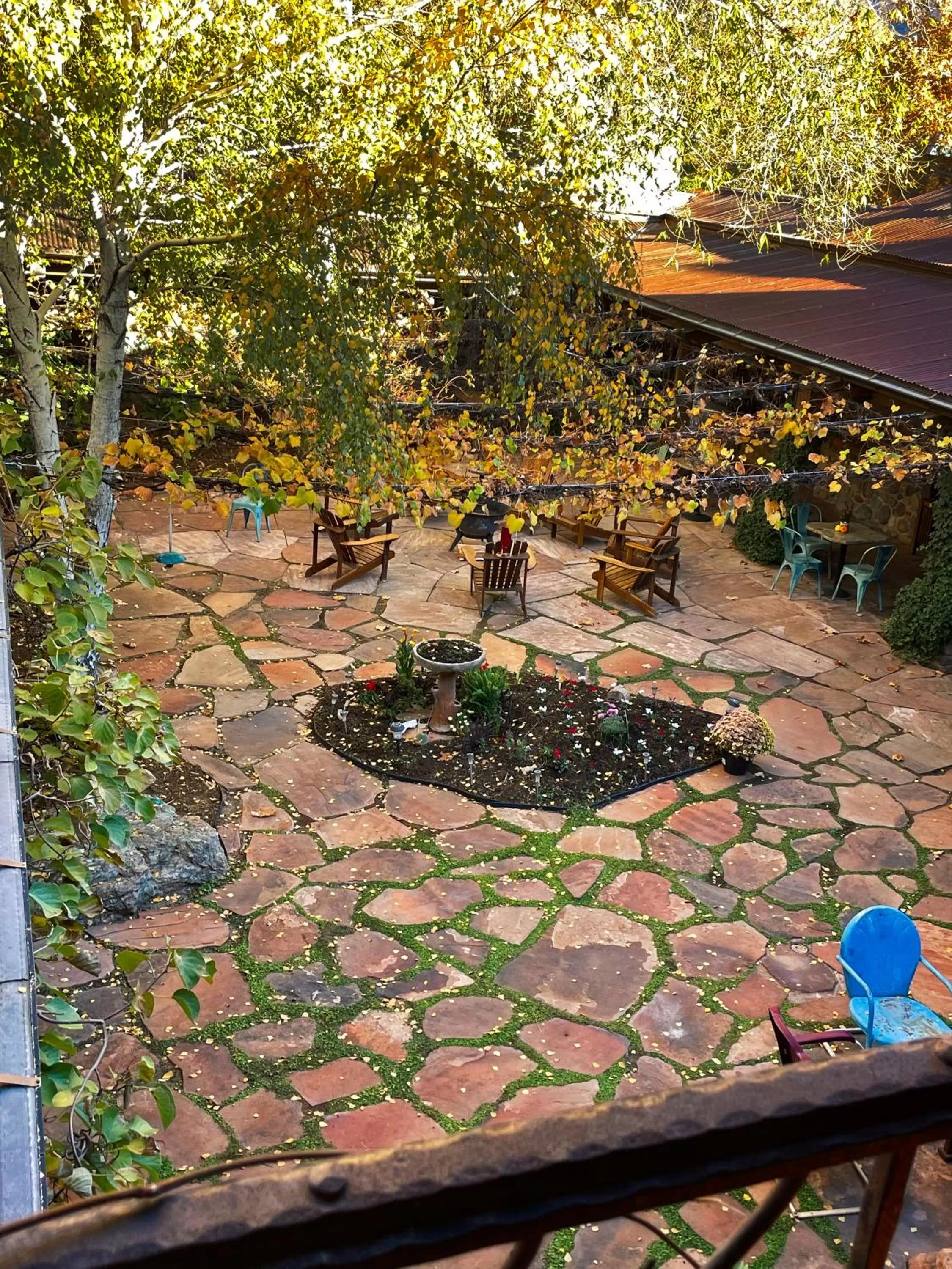 Patio in El Portal Sedona Hotel