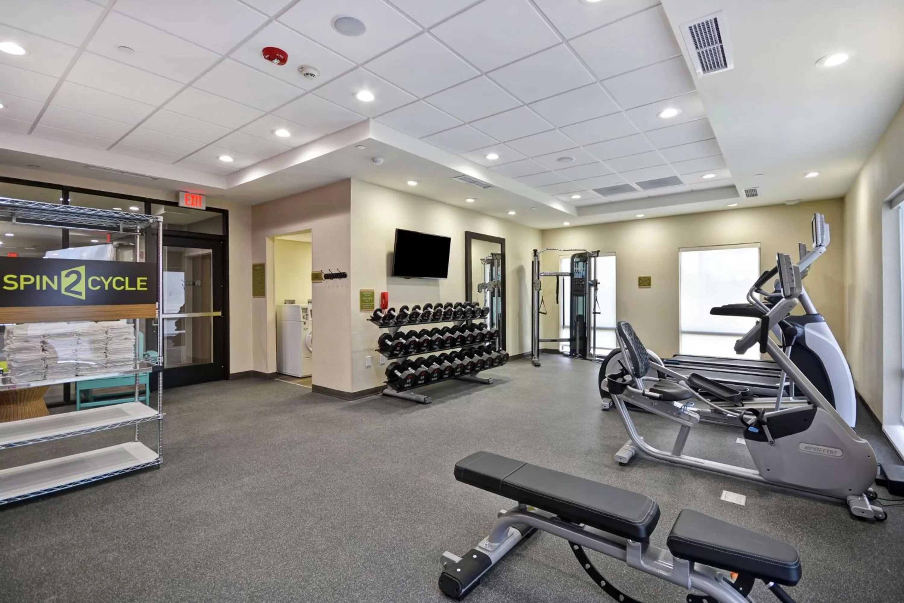 Fitness centre/facilities in Home2 Suites By Hilton Dayton South