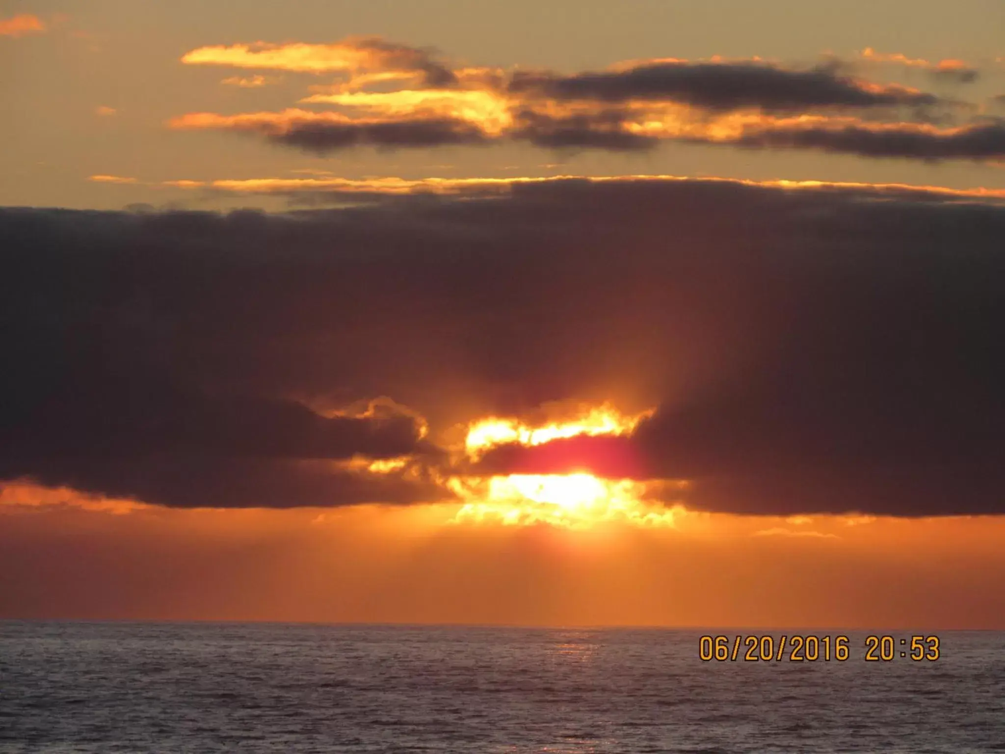 Sunset in The Waldport Inn