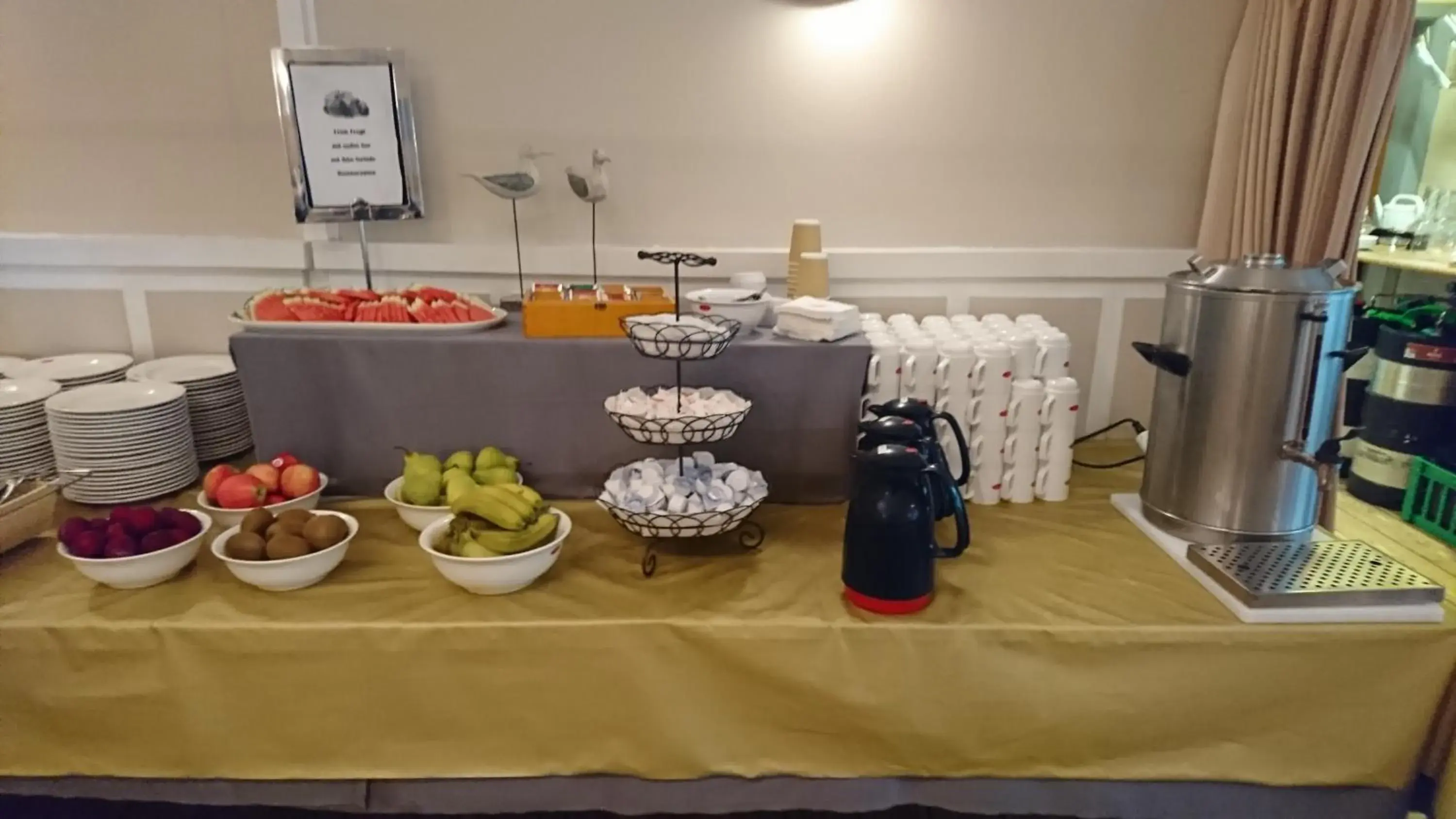 Buffet breakfast in Østergaards Hotel