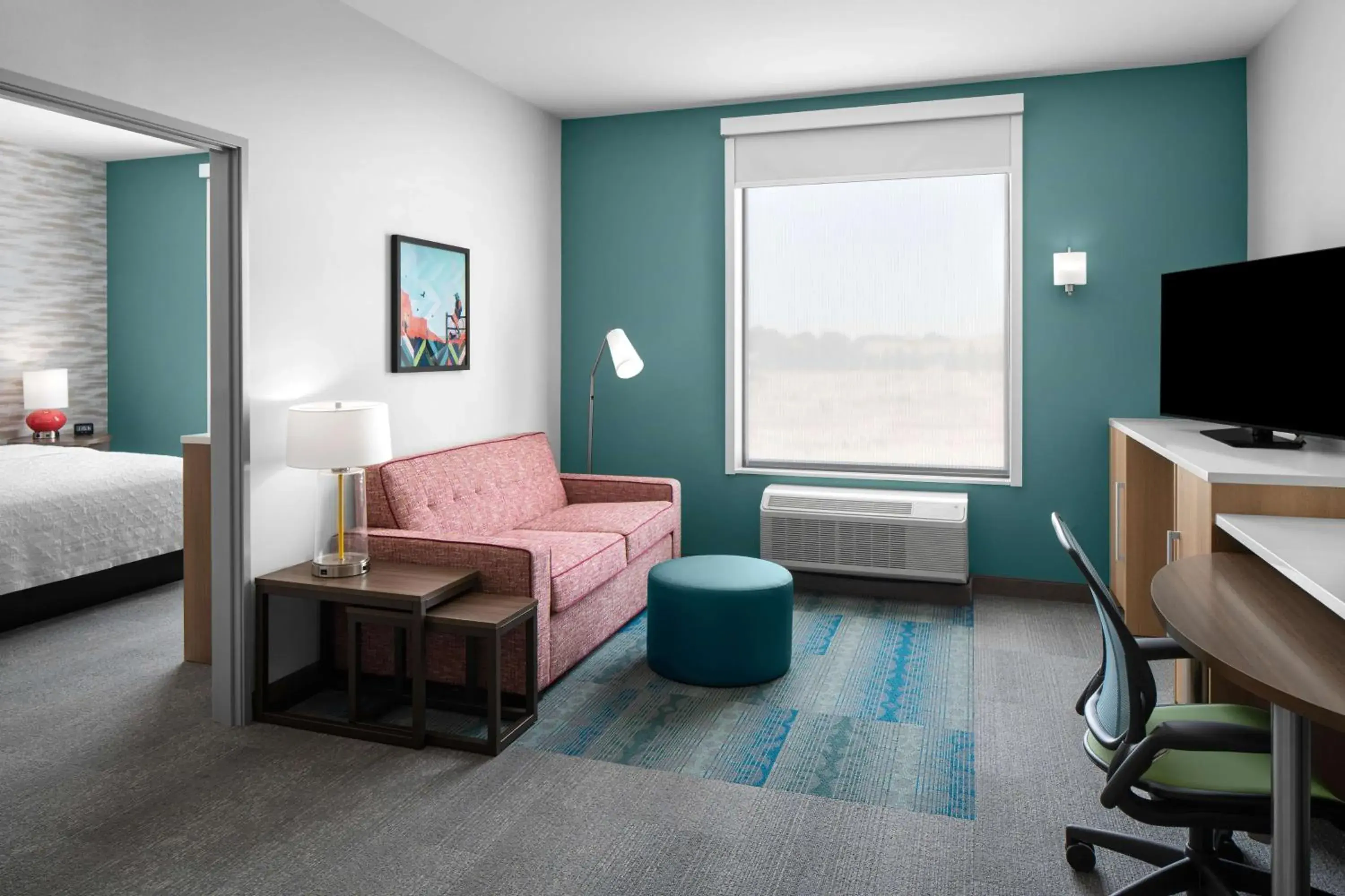 Living room, Bed in Home2 Suites By Hilton Hobbs Living room, Bed in Home2 Suites By Hilton Hobbs