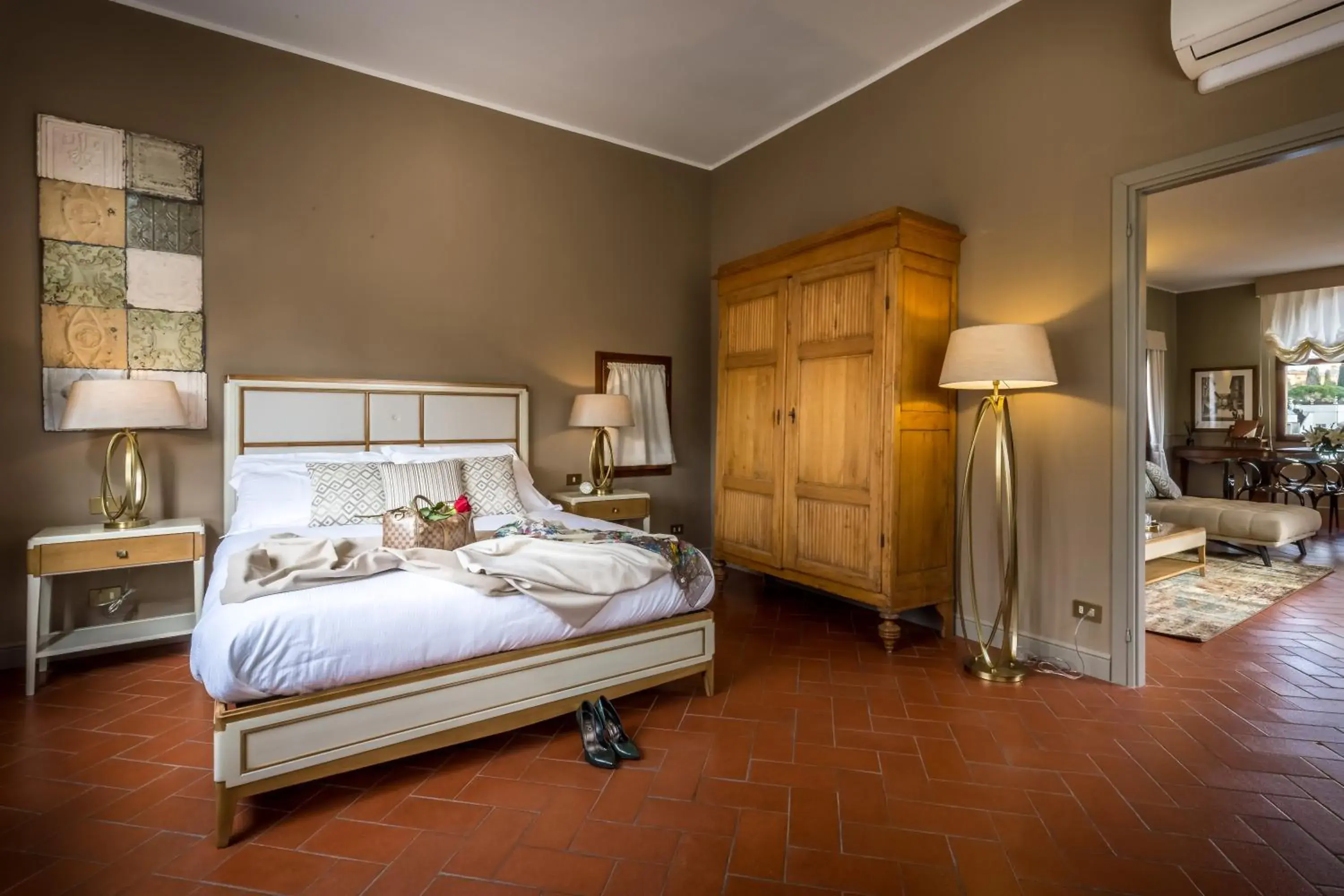 Bedroom, Bed in Palazzo Ridolfi - Residenza d'Epoca