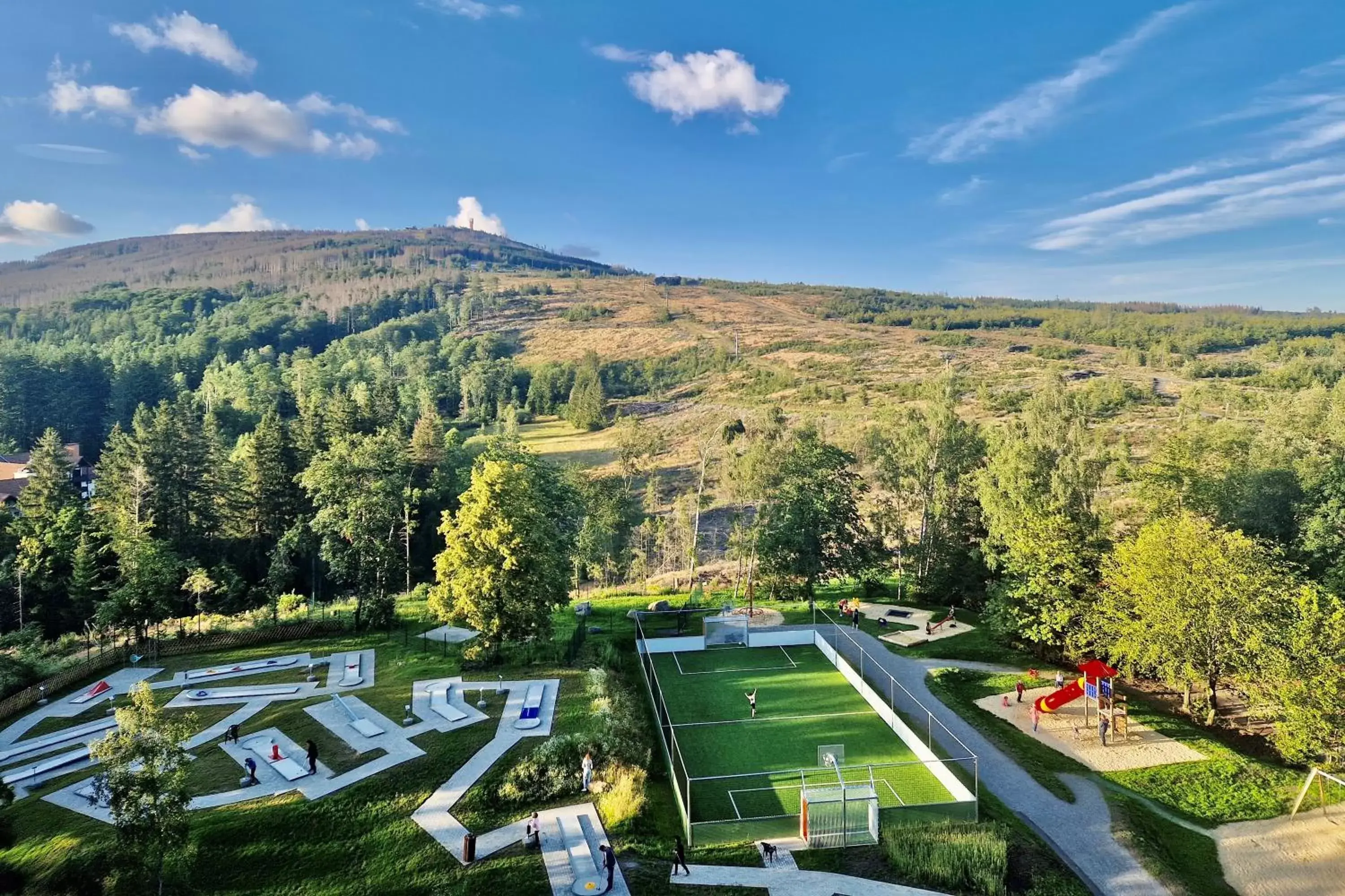 Spring, Bird's-eye View in AHORN Harz Hotel Braunlage