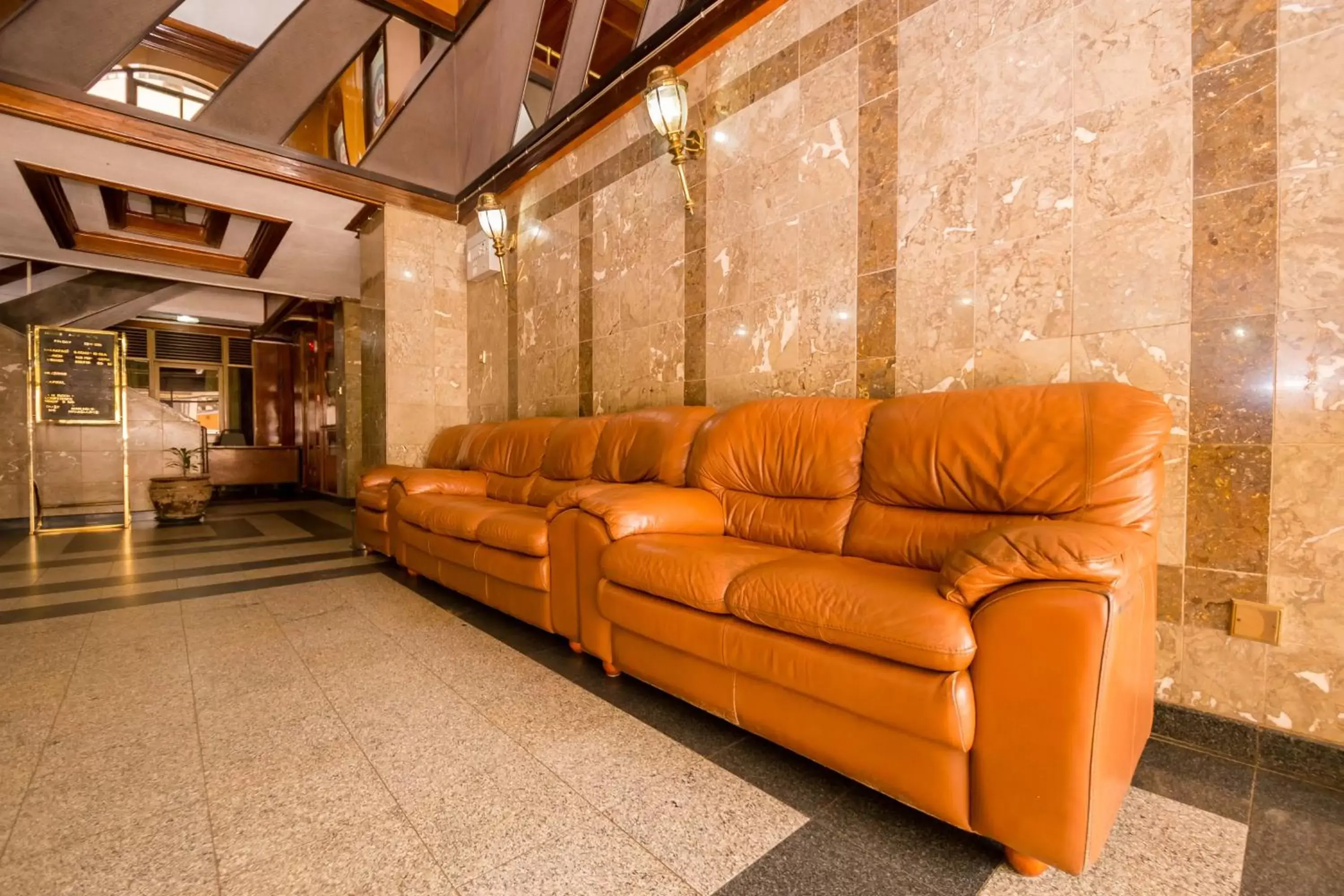 Lobby or reception in Marble Arch Hotel