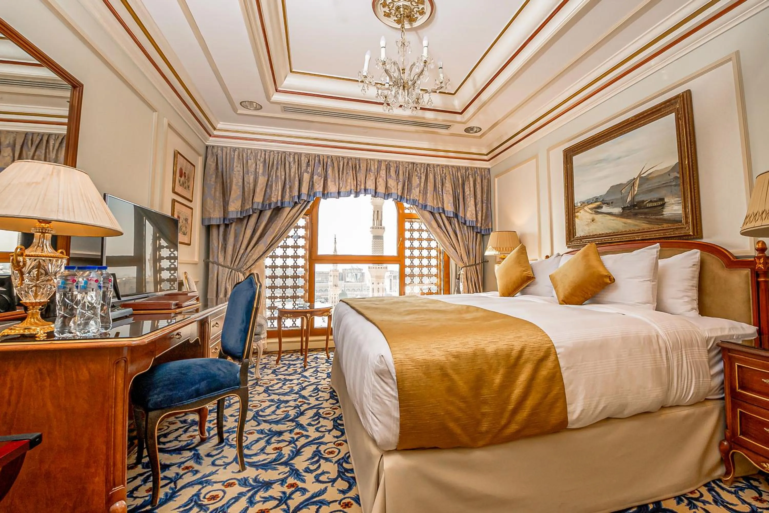 Bed in Dar Al Taqwa Hotel