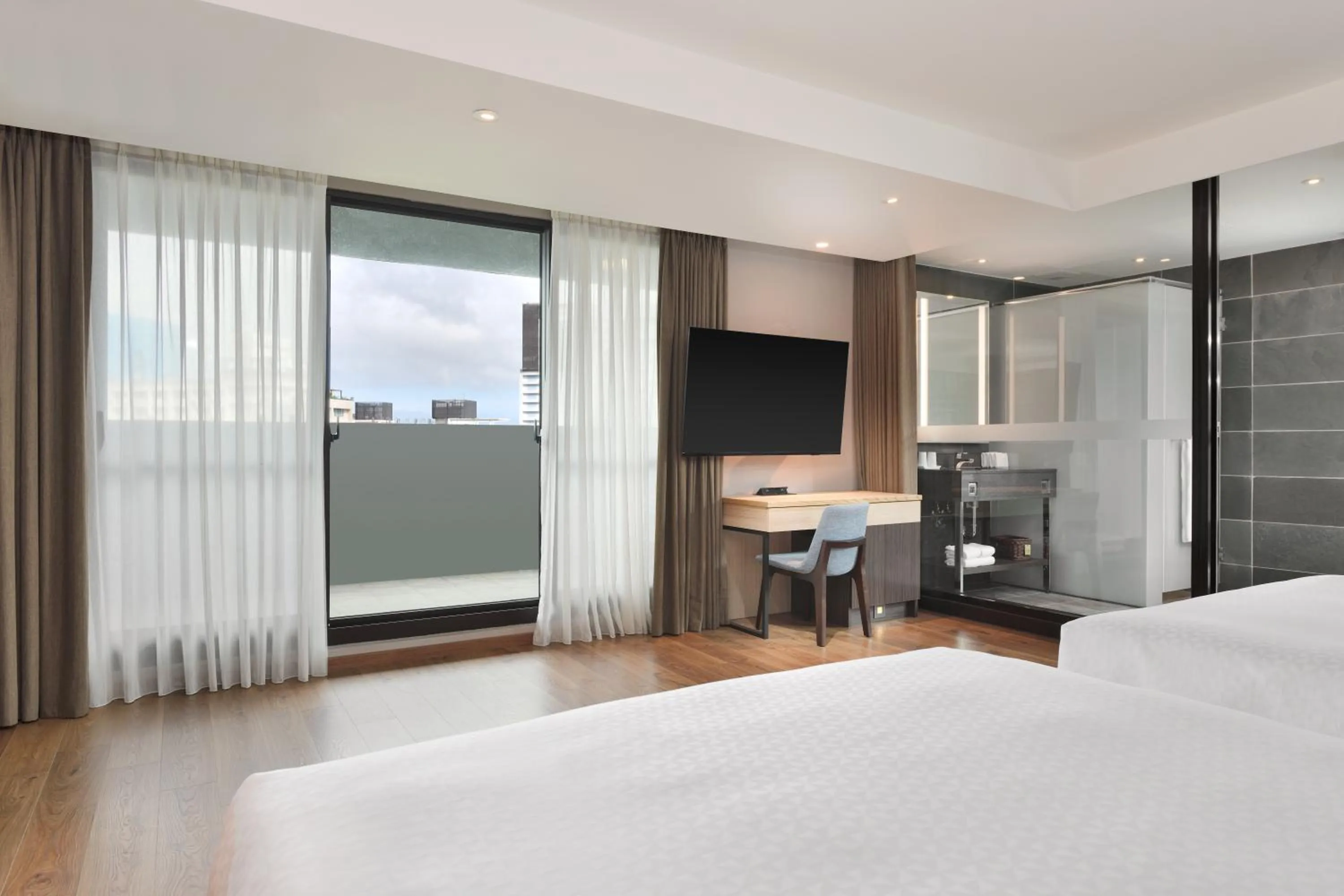 Bedroom, Bed in Four Points by Sheraton Yilan Jiaoxi