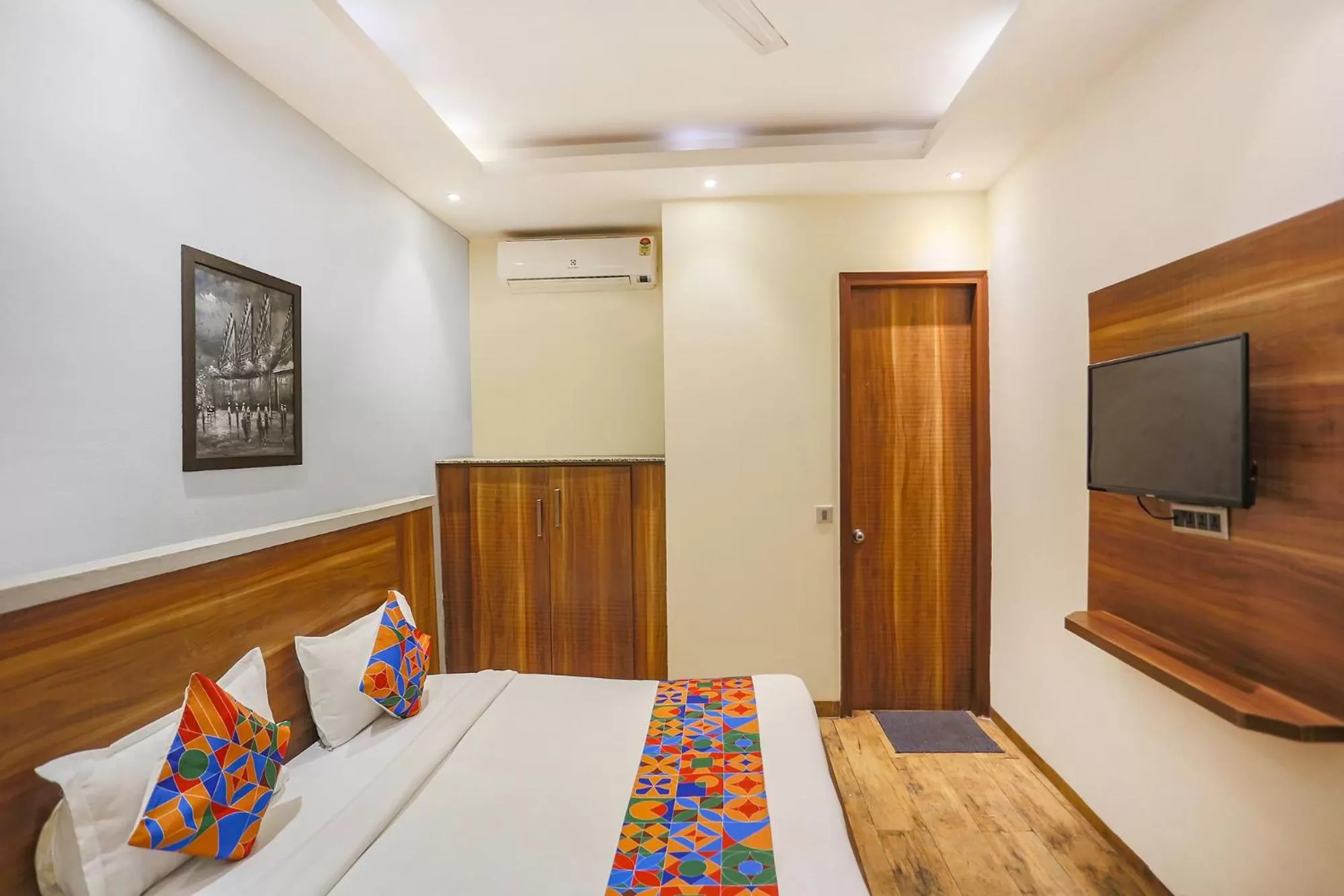 Bedroom, Bed in FabHotel Royal Touch Patel Nagar